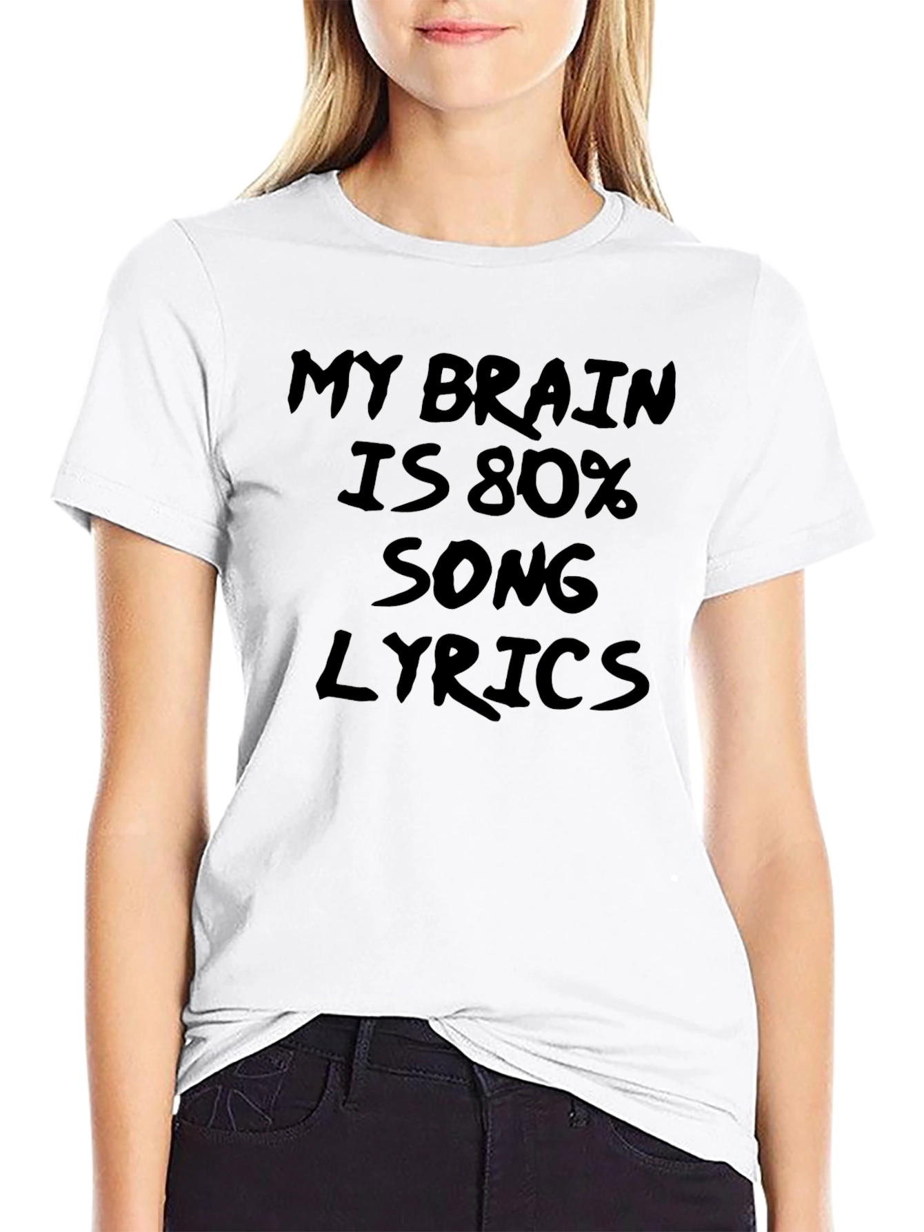 Song Lyrics T-Shirt - Funny Music Tee