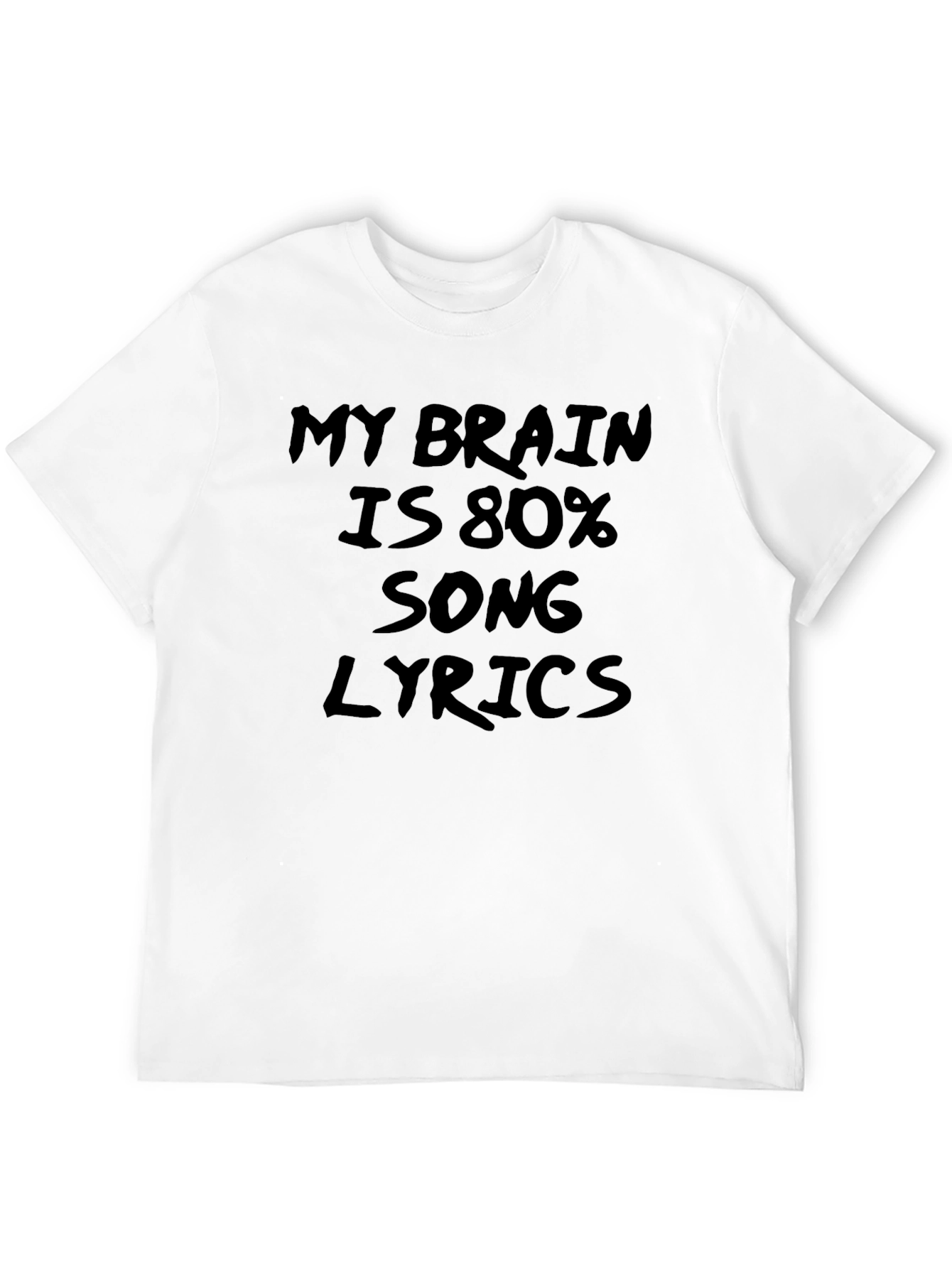 Song Lyrics T-Shirt - Funny Music Tee