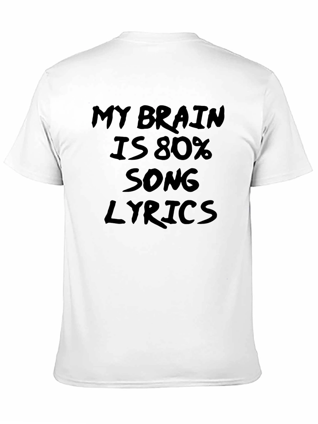 Song Lyrics T-Shirt - Funny Music Tee