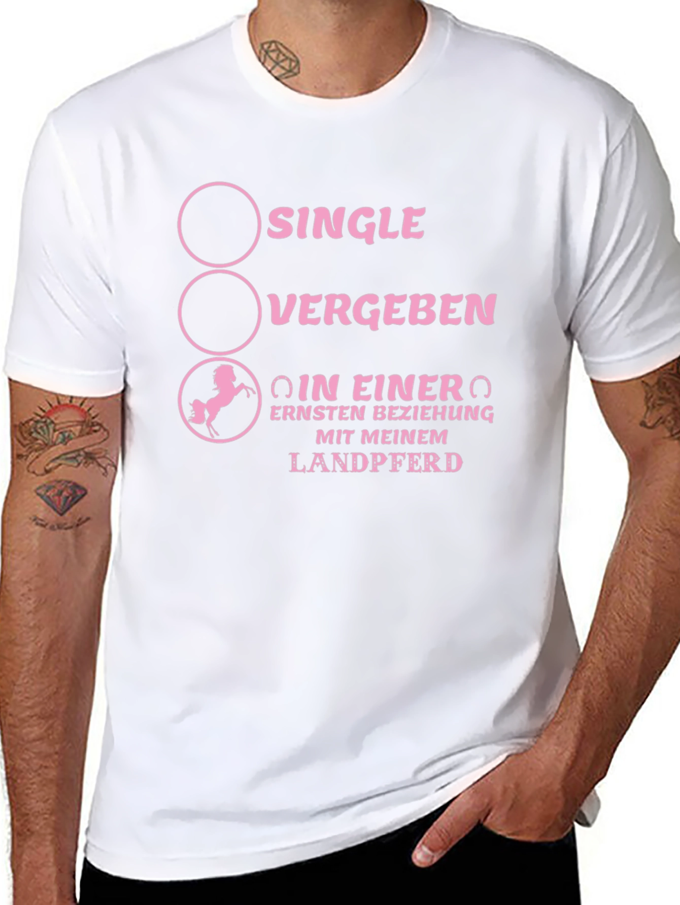 Single Landferd T-Shirt - Funny Horse Lover Tee