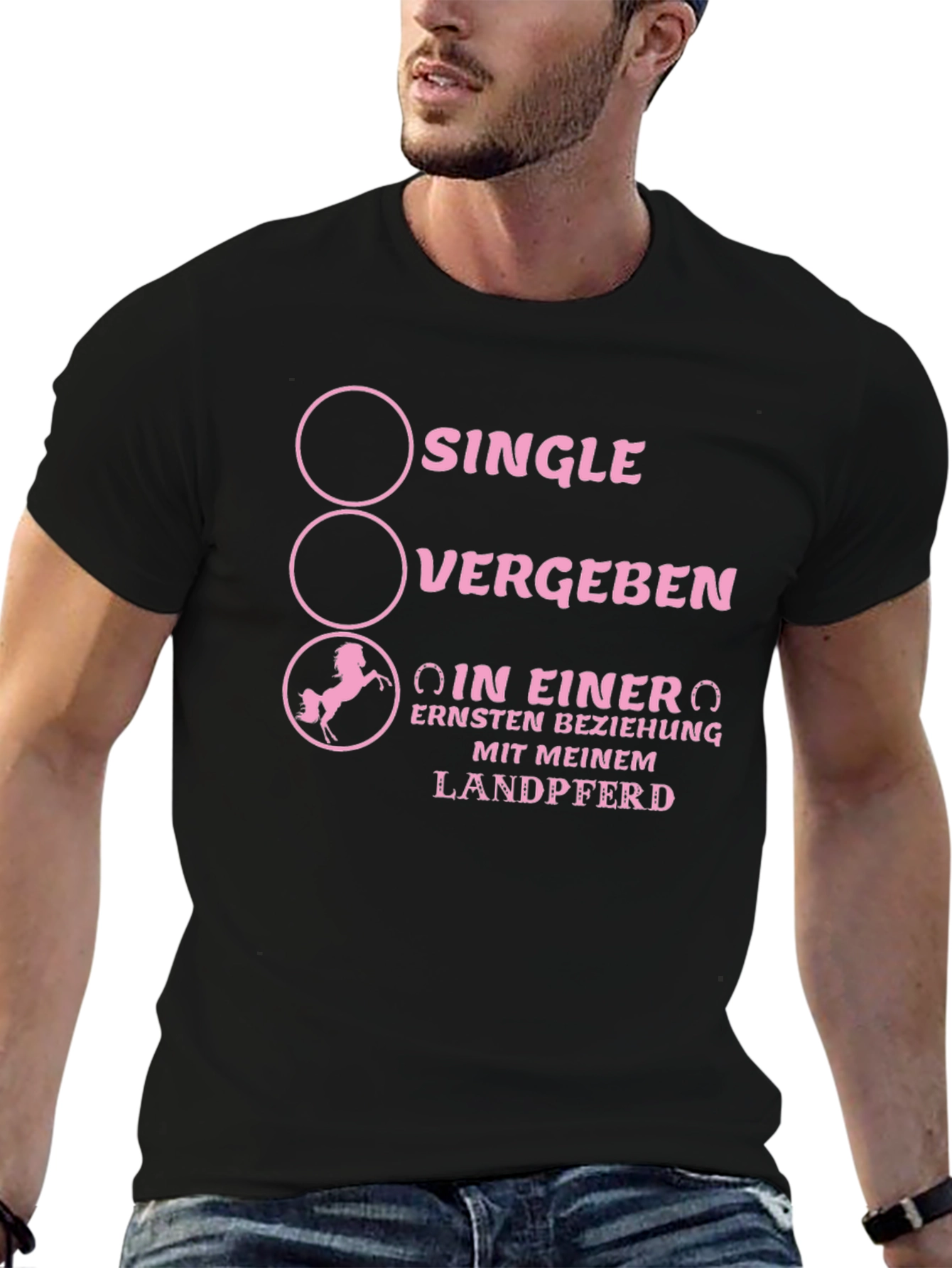 Single Landferd T-Shirt - Funny Horse Lover Tee