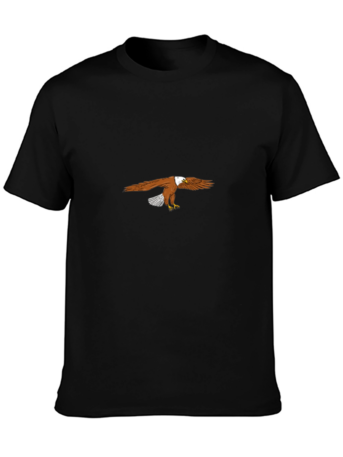 Eagle Graphic Black T-Shirt - Mens Casual Wear