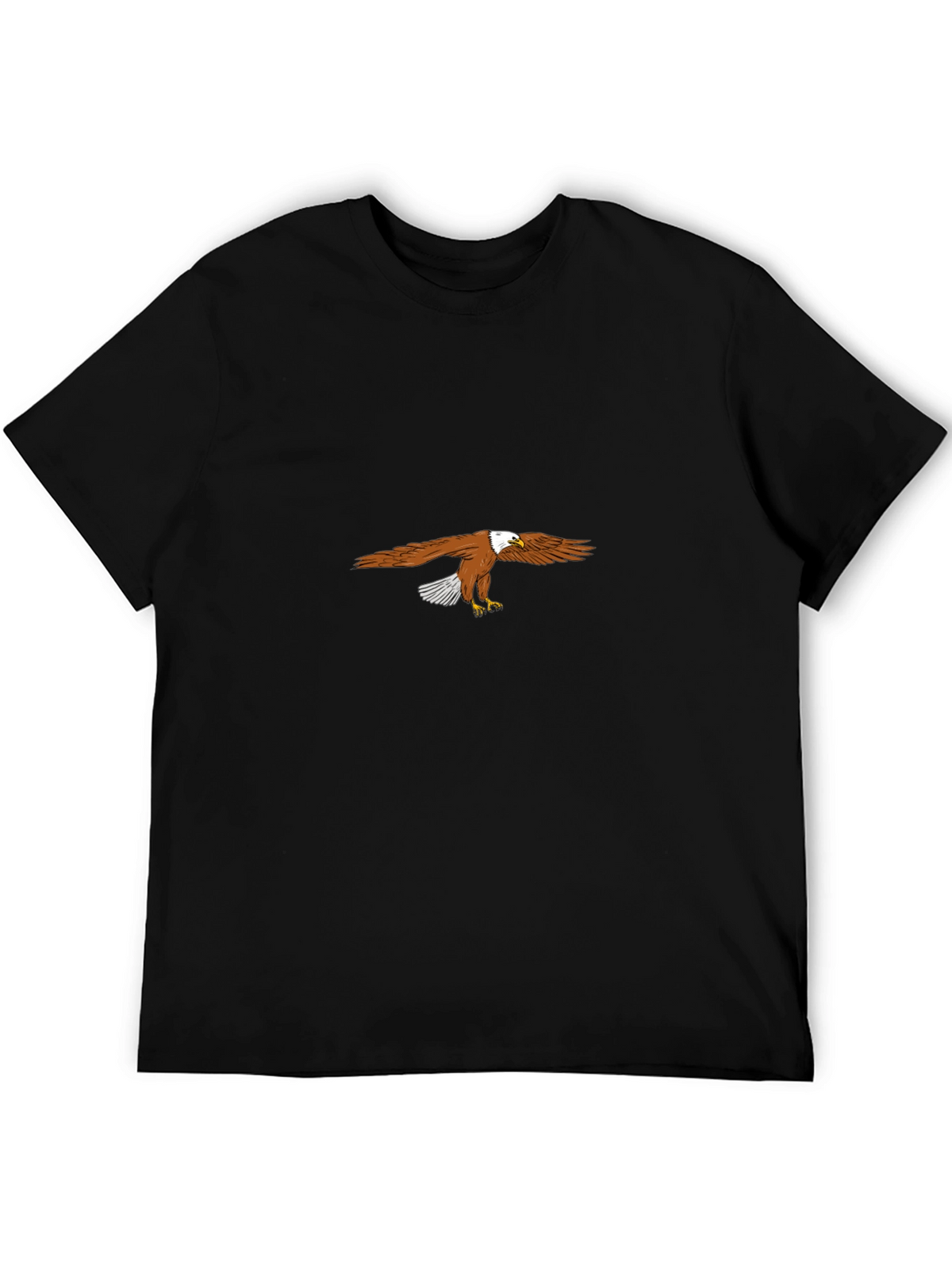 Eagle Graphic Black T-Shirt - Mens Casual Wear
