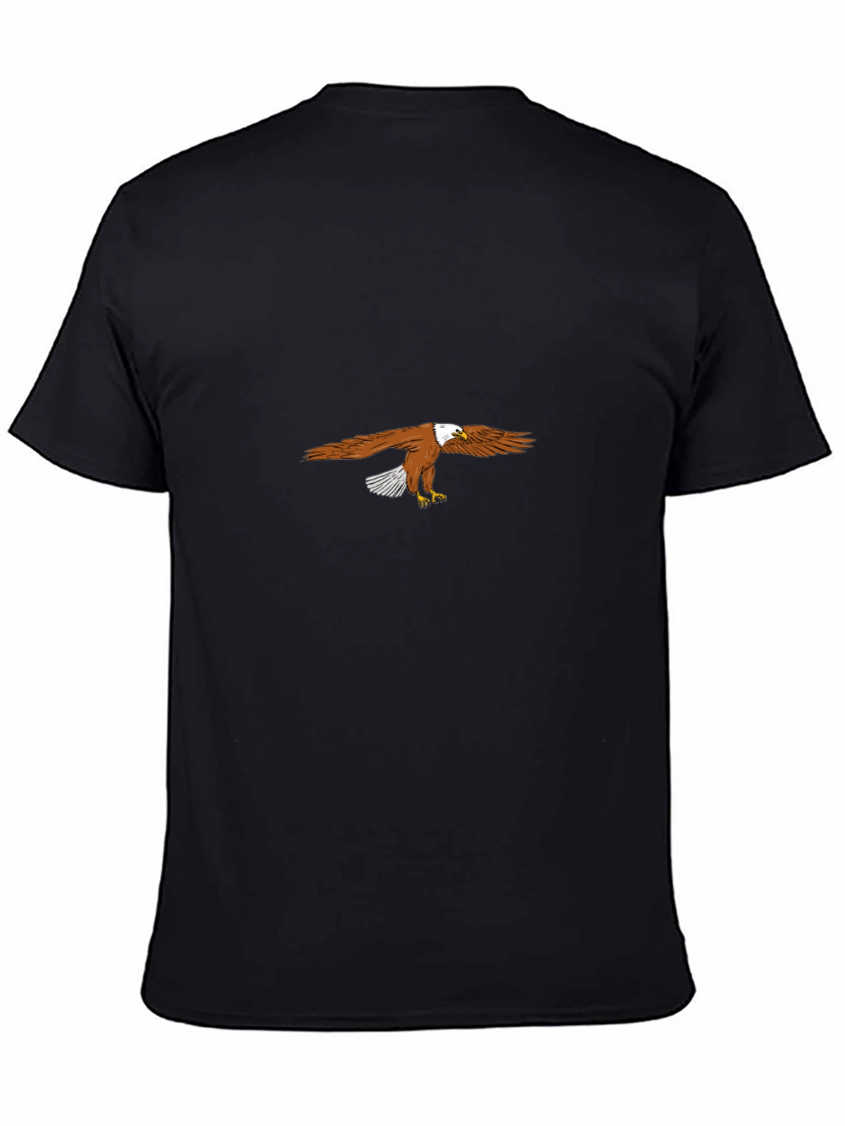 Eagle Graphic Black T-Shirt - Mens Casual Wear