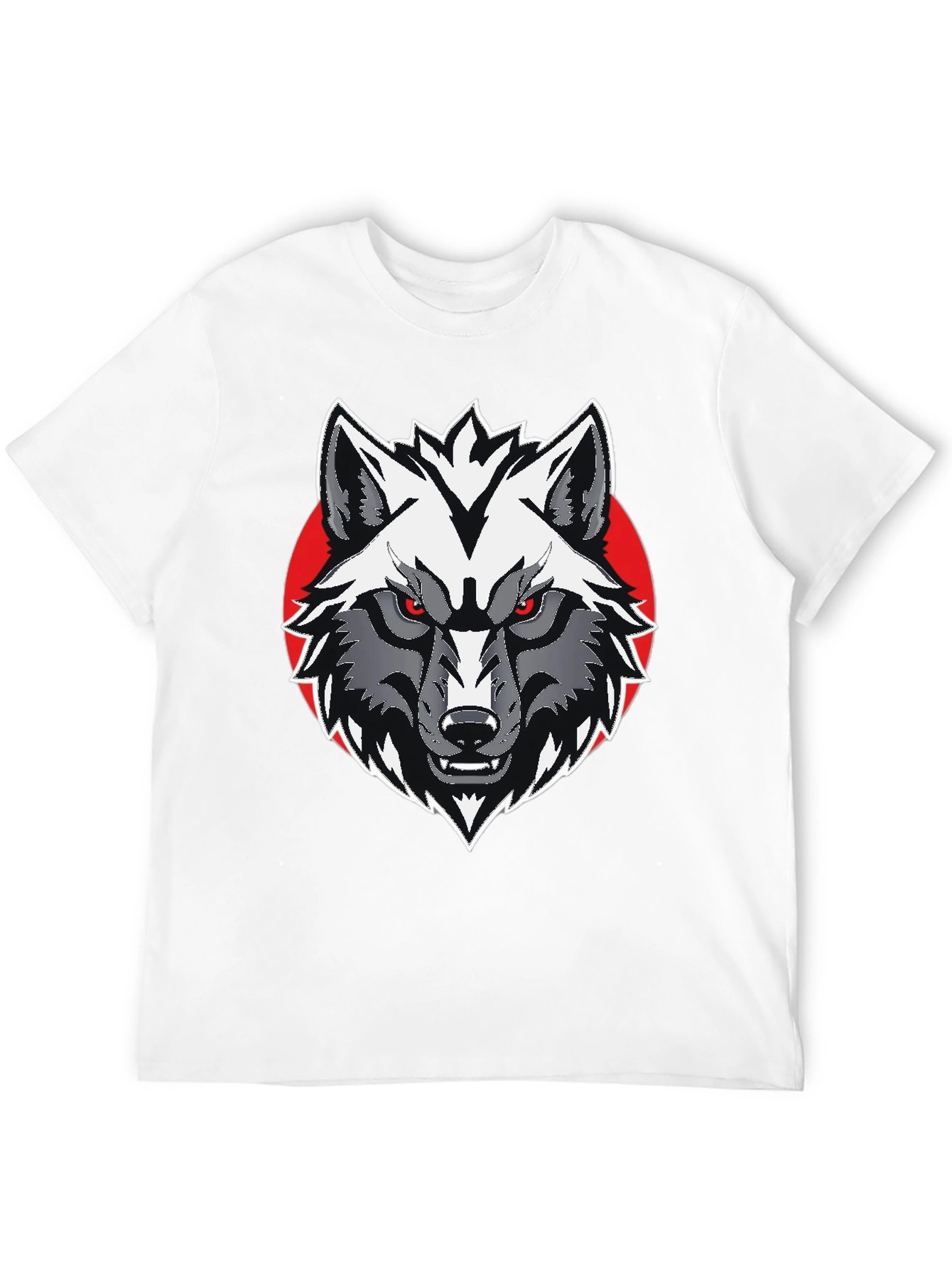 Wolf Graphic Tee - Mens Black T-Shirt