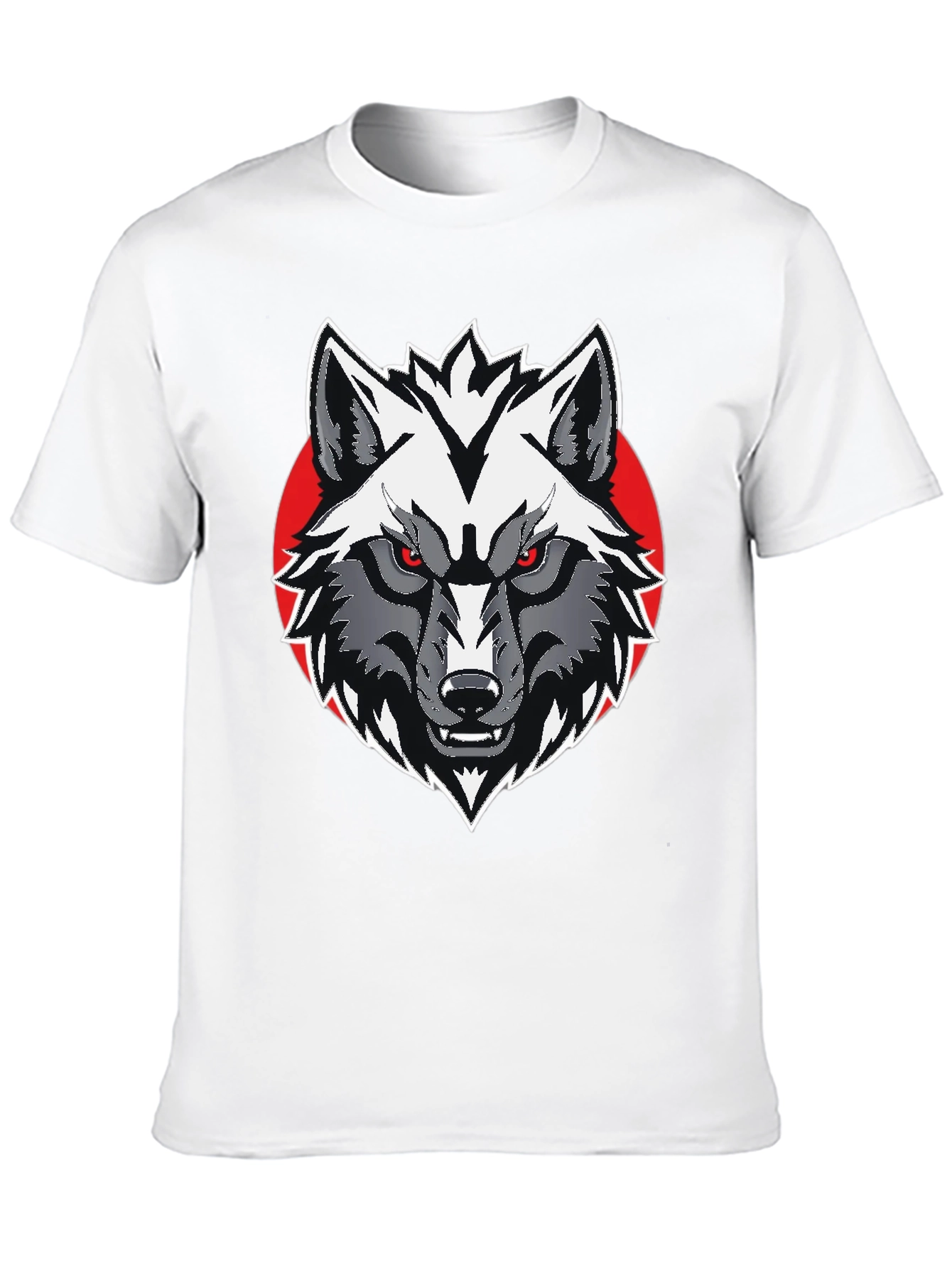 Wolf Graphic Tee - Mens Black T-Shirt
