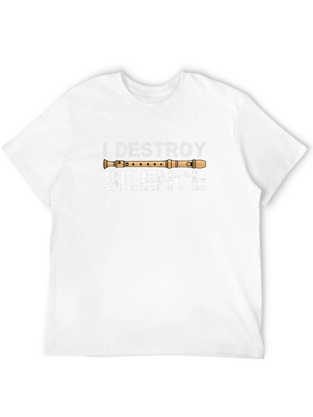 I Destroy Silence T-Shirt Music Lover Tee