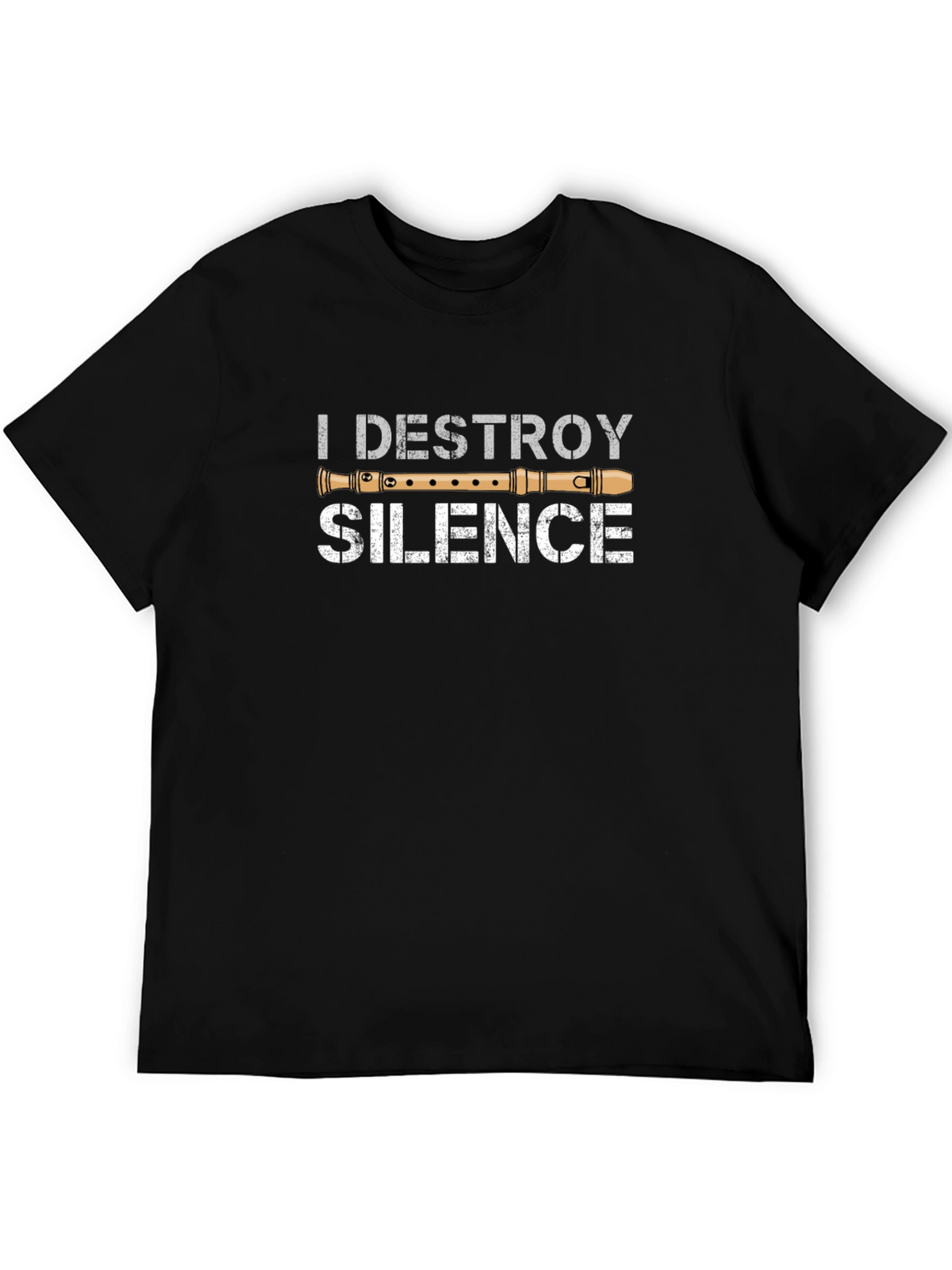 I Destroy Silence T-Shirt Music Lover Tee