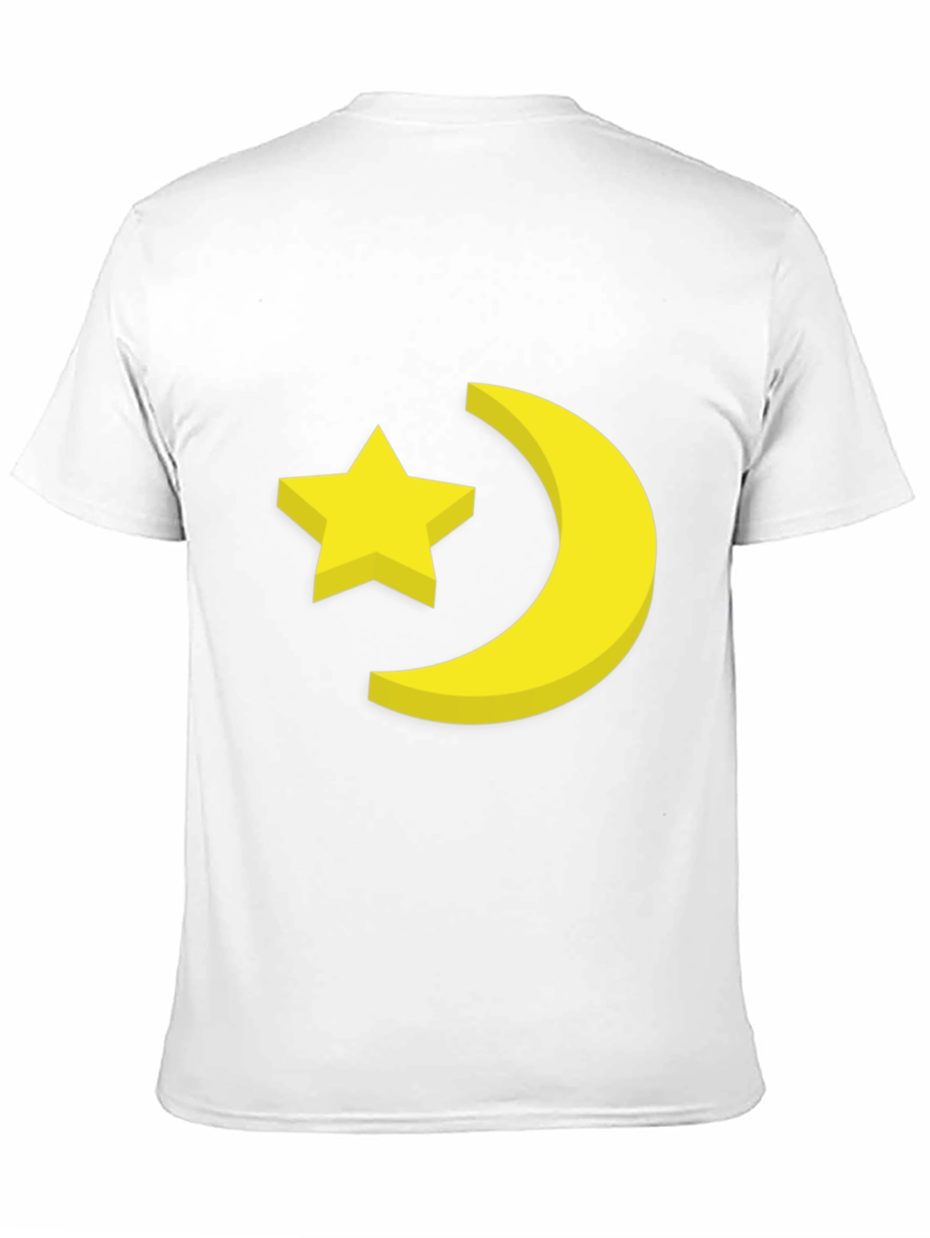 Star & Moon Graphic Tee - Stylish Black T-Shirt