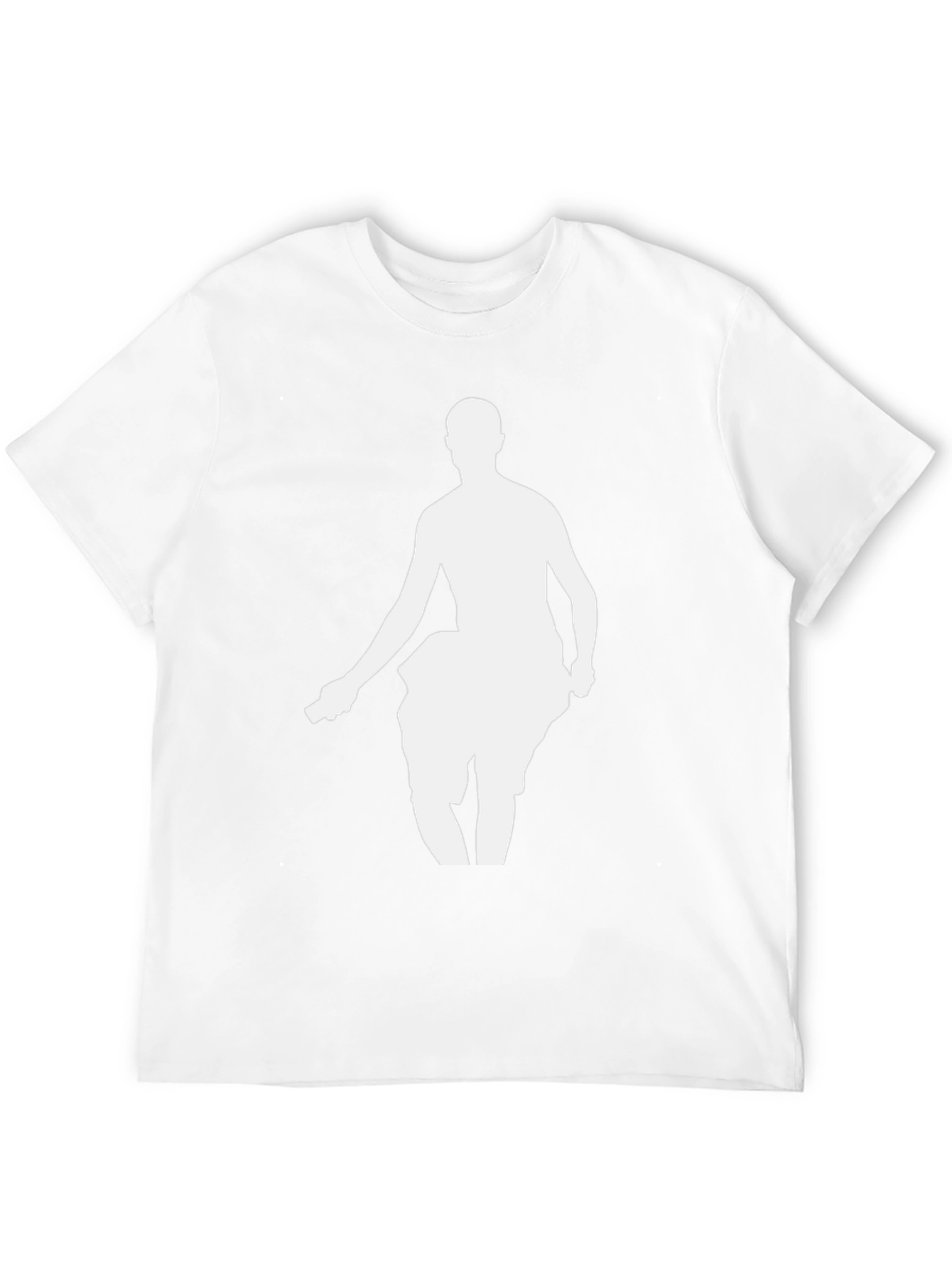 Silhouette Dancer Graphic T-Shirt - Stylish Black Tee