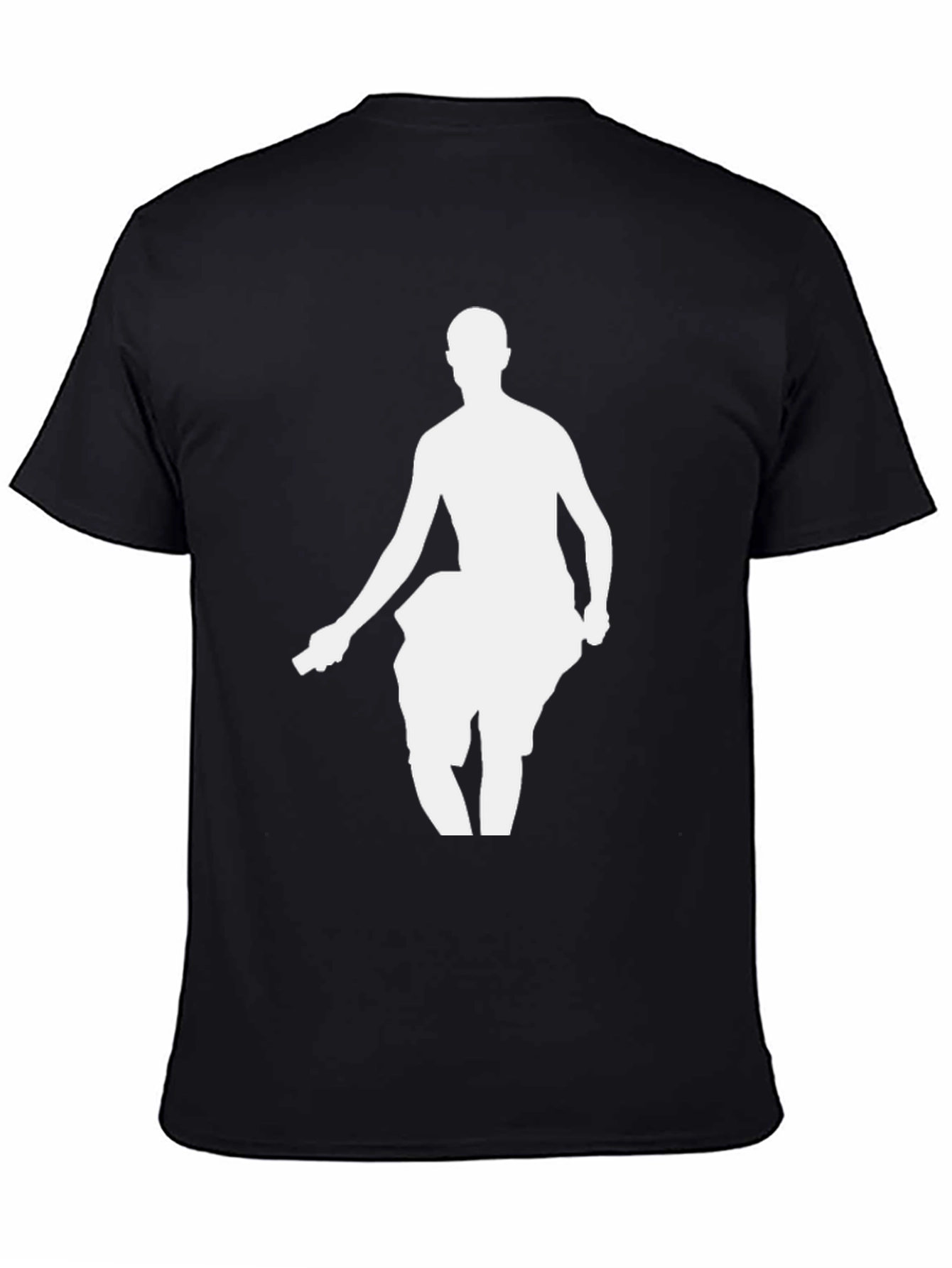 Silhouette Dancer Graphic T-Shirt - Stylish Black Tee