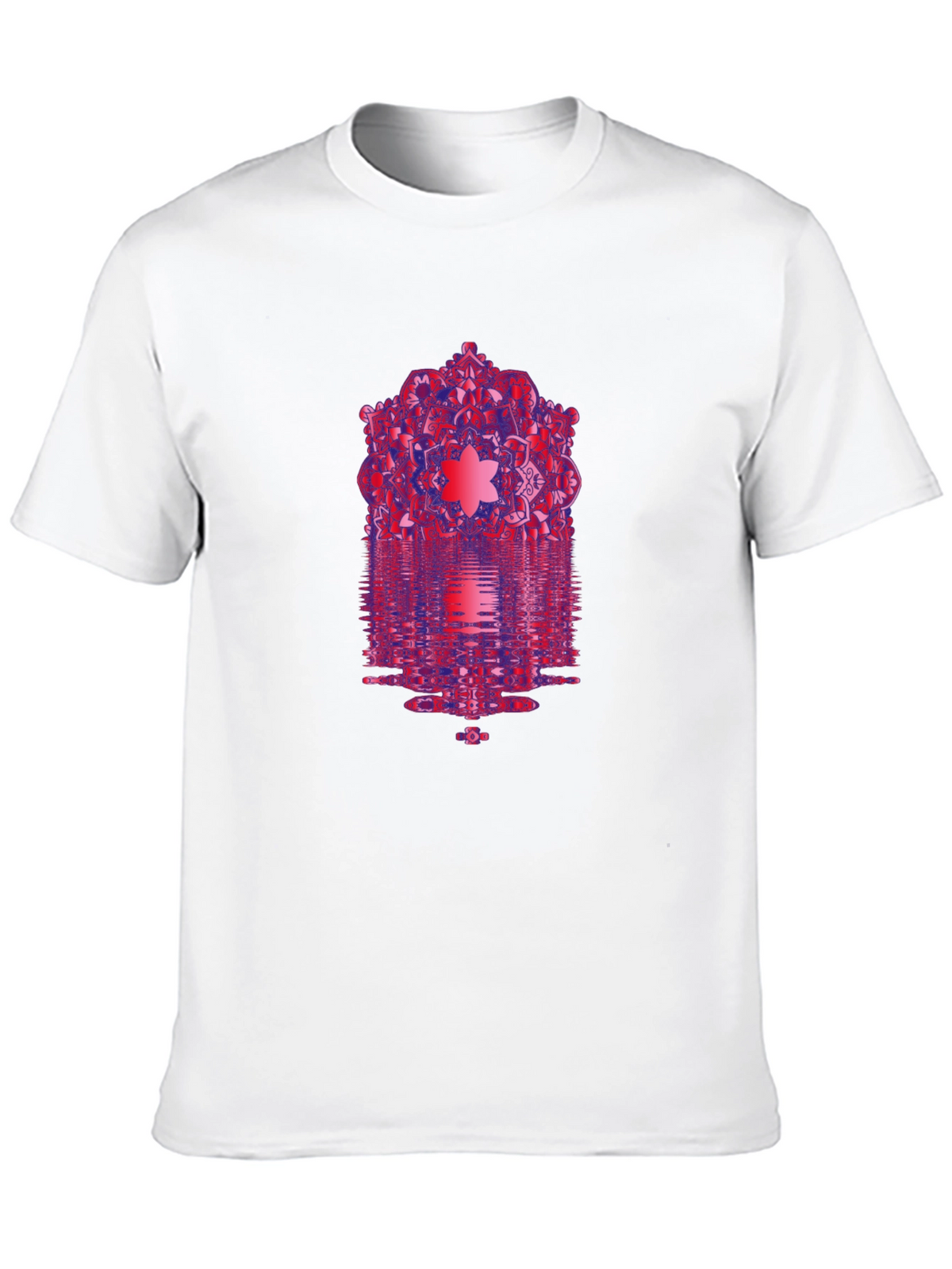 Geometric Mandala Black T-Shirt