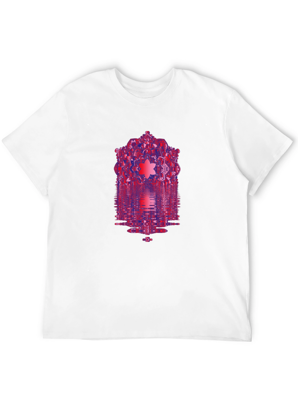 Geometric Mandala Black T-Shirt