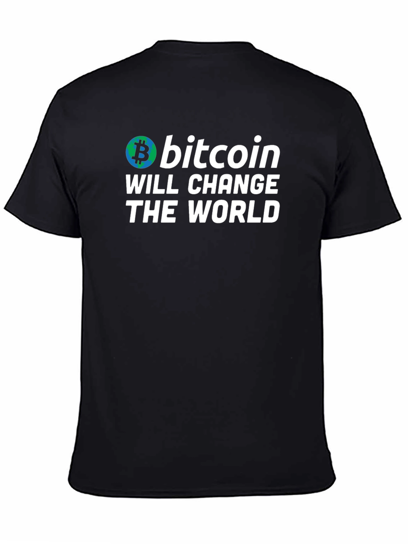 Bitcoin Will Change the World Black T-Shirt