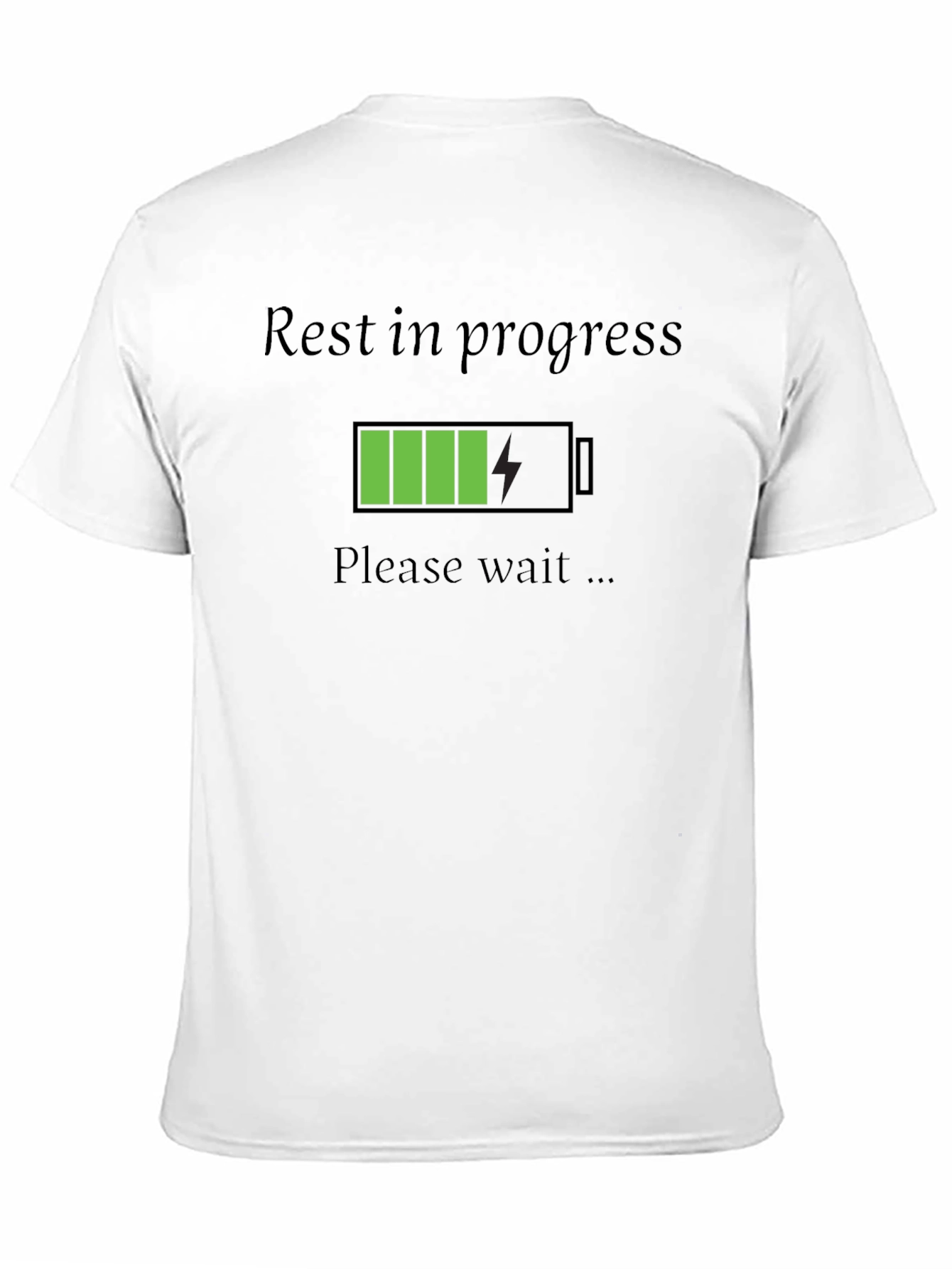 Rest in Progress Graphic T-Shirt - Black