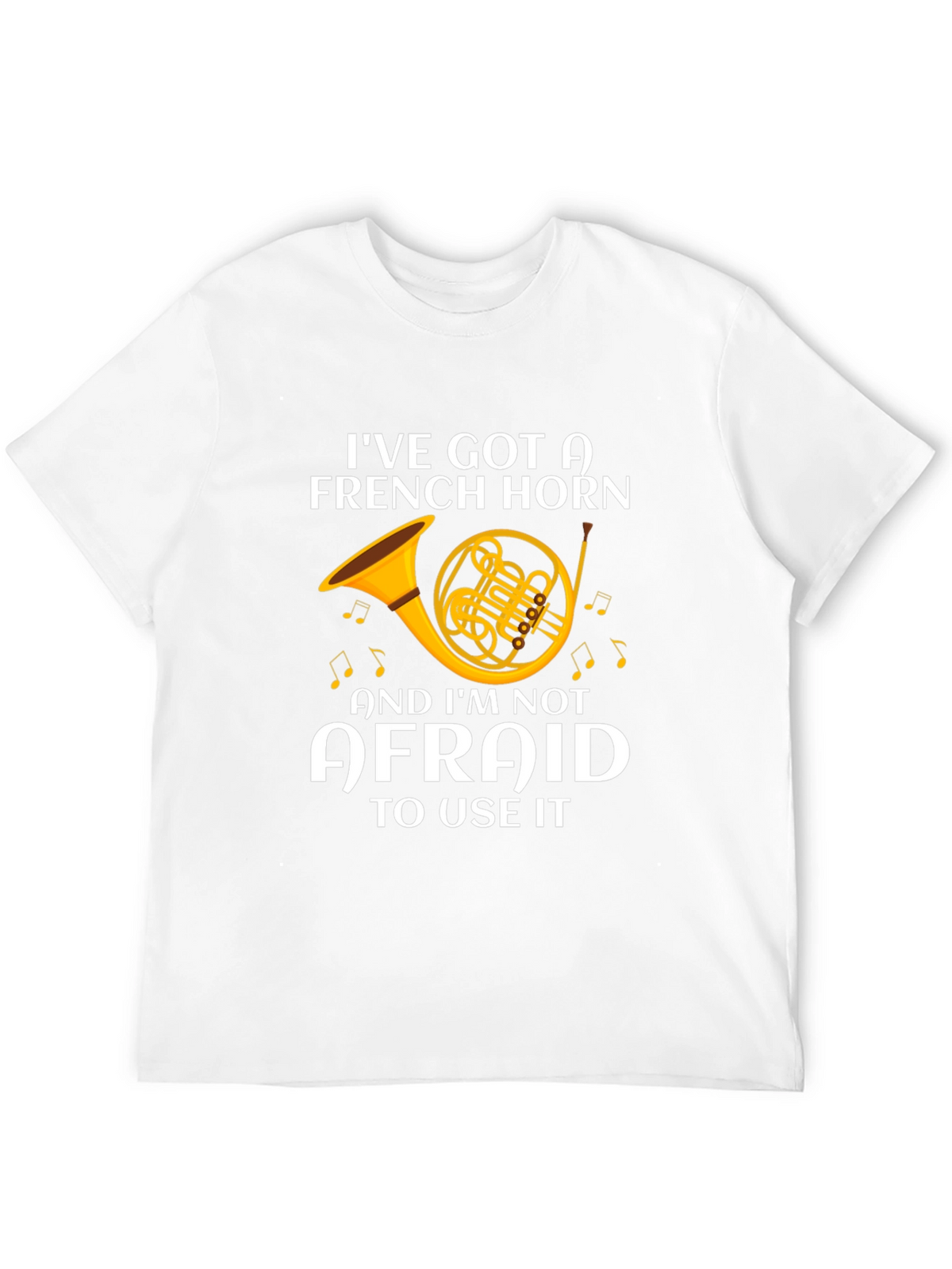 French Horn T-Shirt - Musician Gift