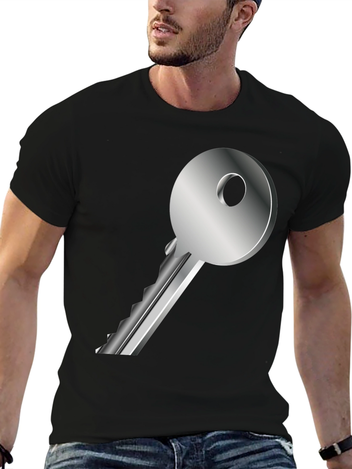 Key Graphic Tee - Unlock Your Style