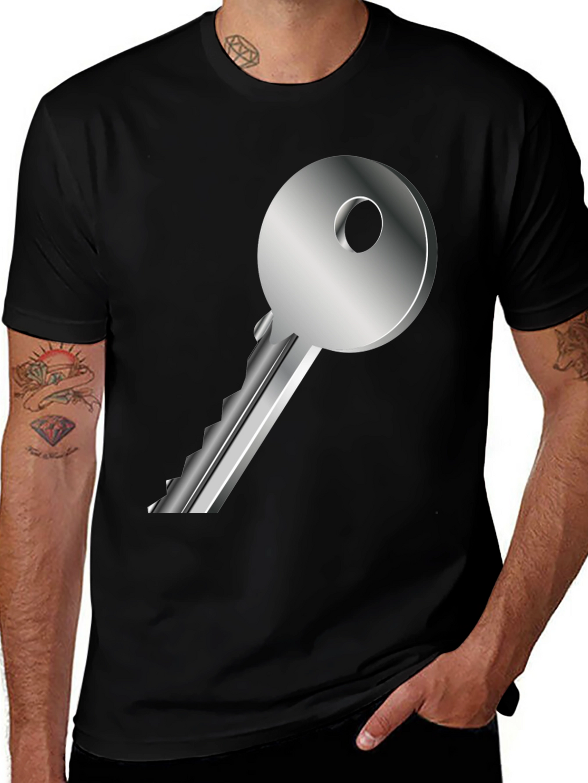 Key Graphic Tee - Unlock Your Style