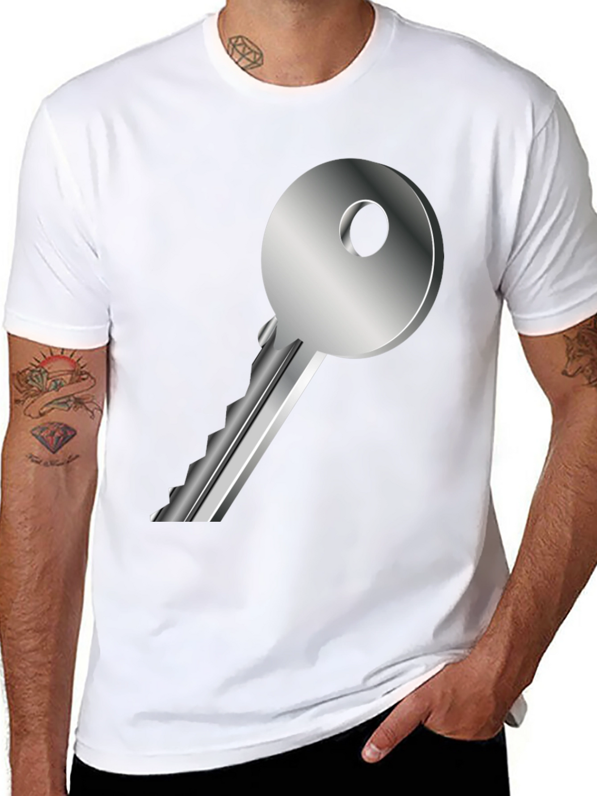 Key Graphic Tee - Unlock Your Style