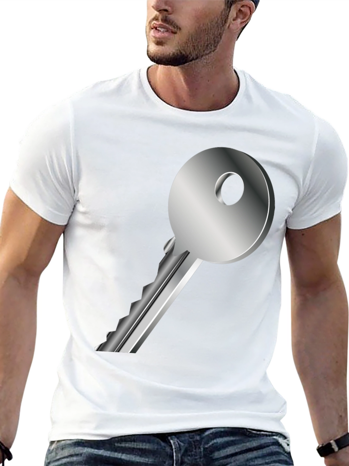 Key Graphic Tee - Unlock Your Style