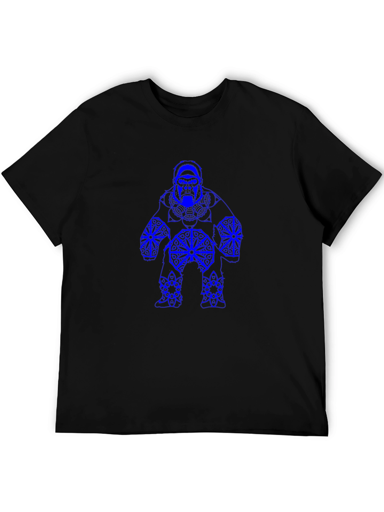 Black Tee with Gorilla Graphic
