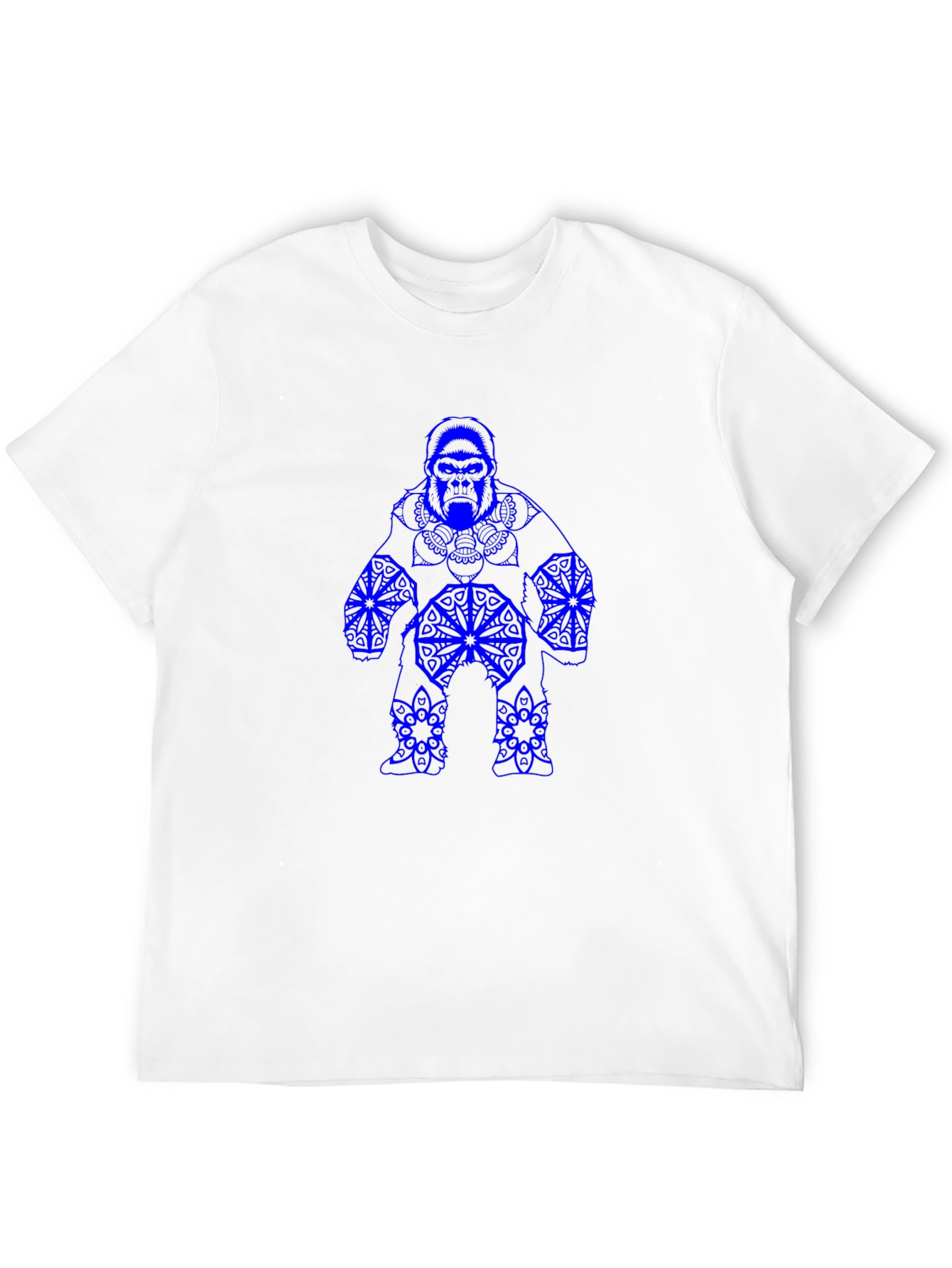 Black Tee with Gorilla Graphic