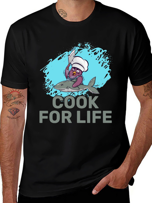 Cook For Life Graphic T-Shirt