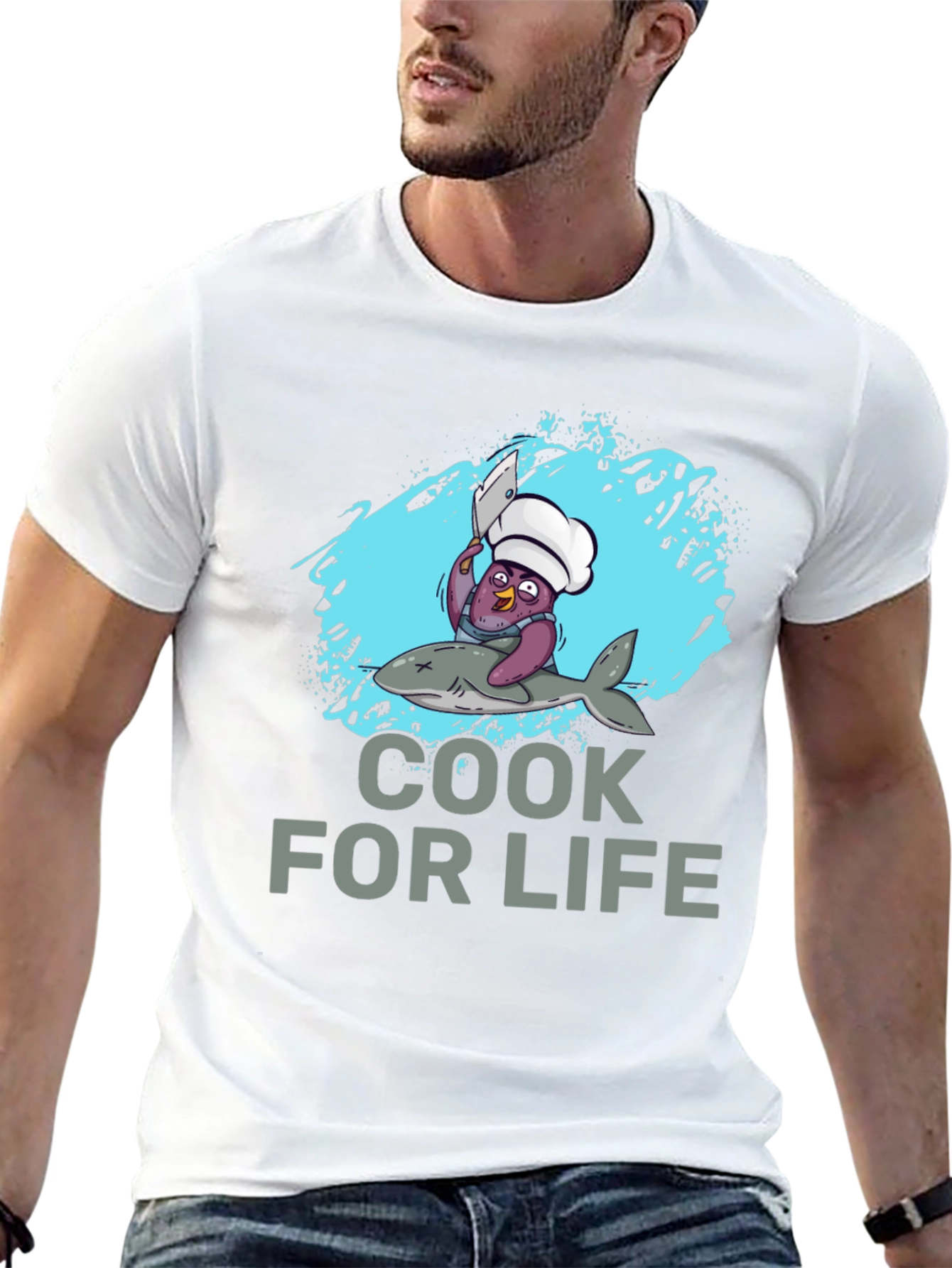 Cook For Life Graphic T-Shirt
