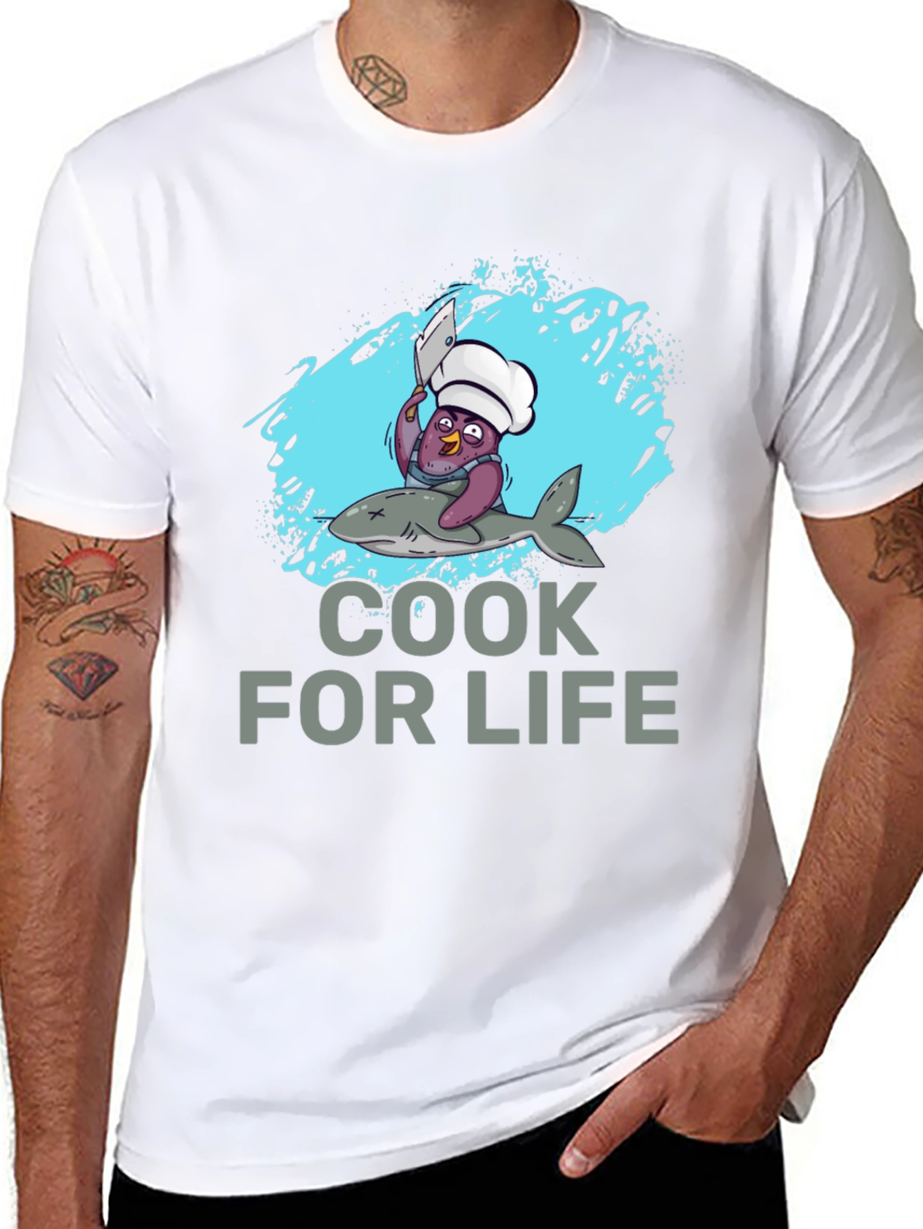 Cook For Life Graphic T-Shirt