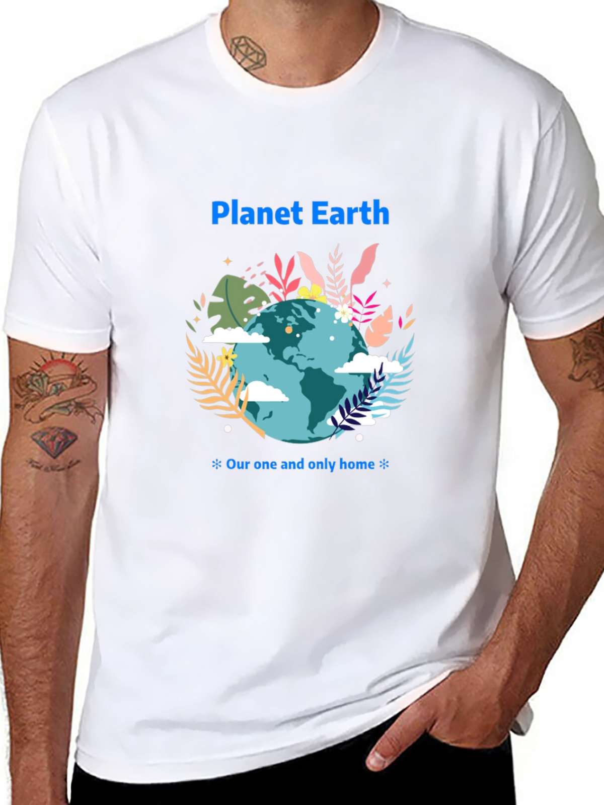 Planet Earth Graphic T-Shirt - Our Home