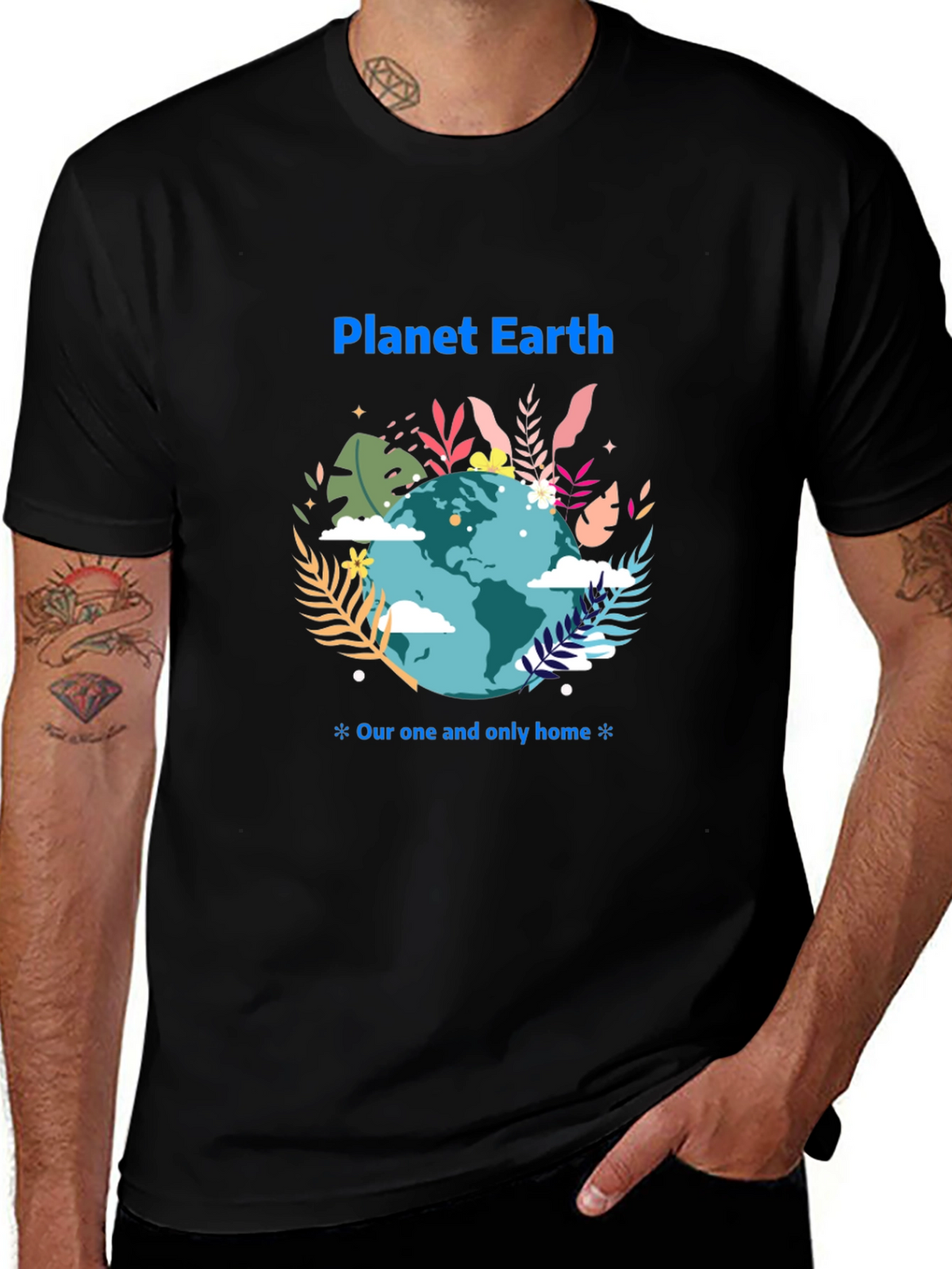 Planet Earth Graphic T-Shirt - Our Home