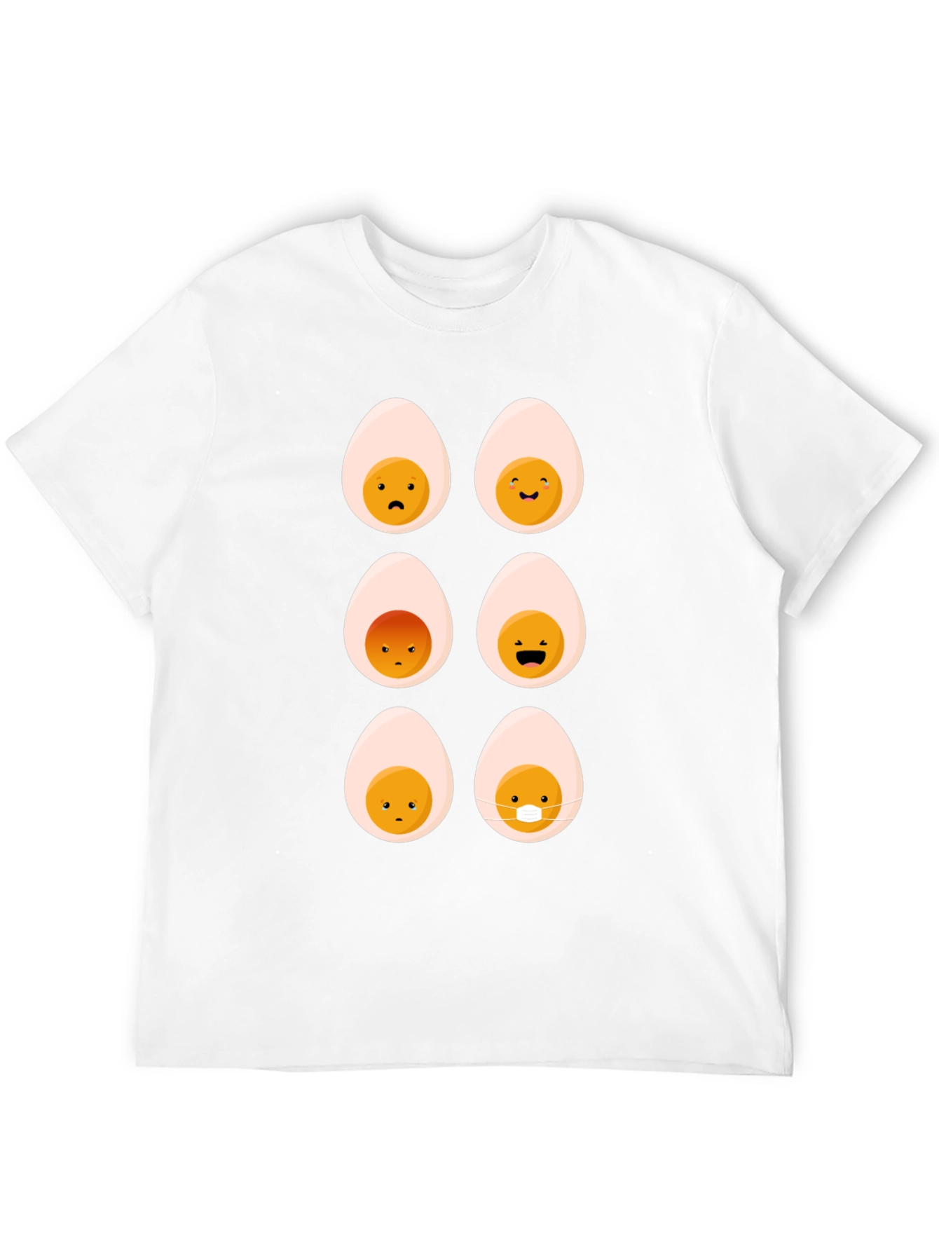 Egg-cellent Mood T-Shirt - Unique Emoji Graphic Tee