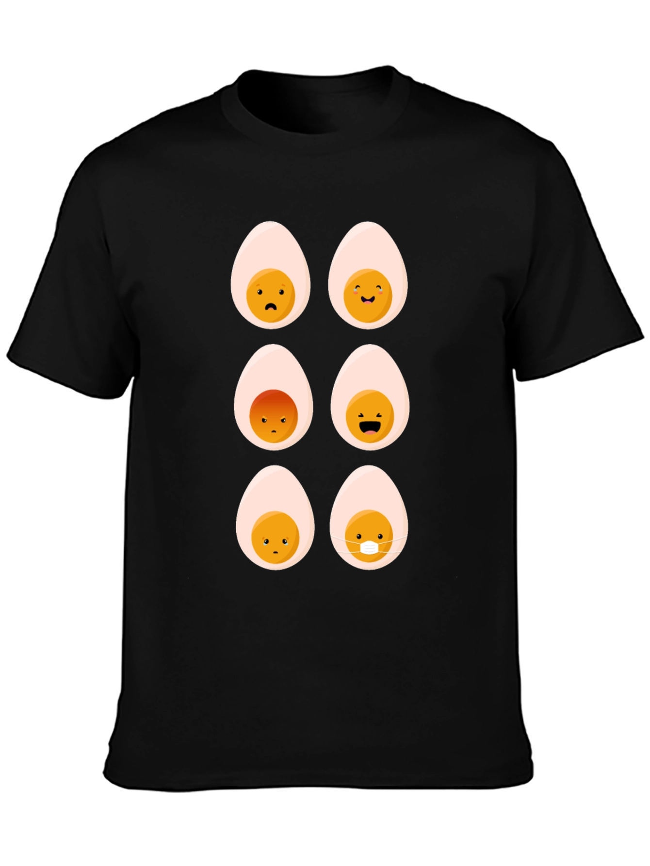 Egg-cellent Mood T-Shirt - Unique Emoji Graphic Tee