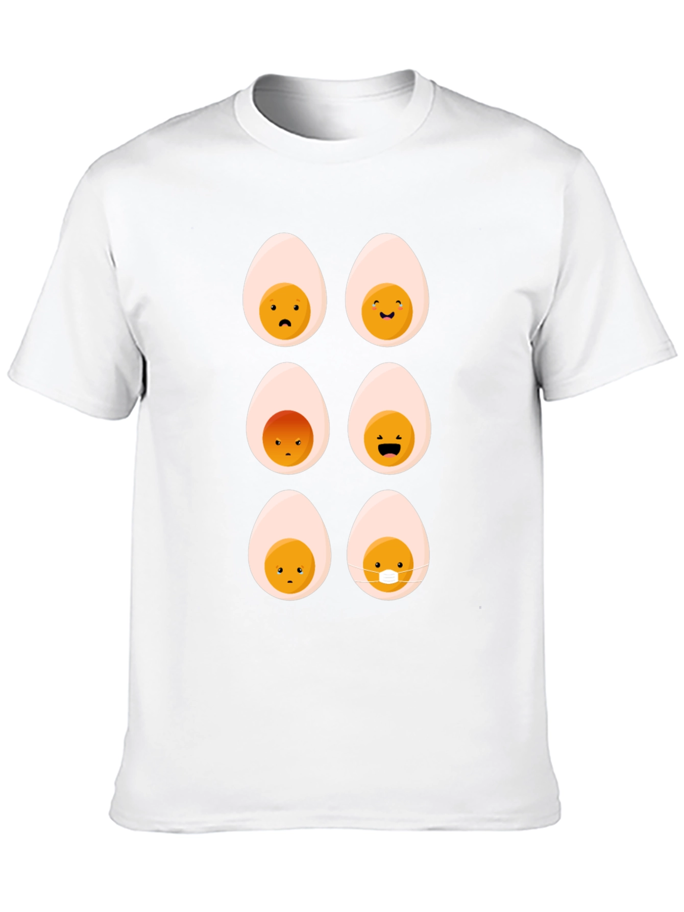 Egg-cellent Mood T-Shirt - Unique Emoji Graphic Tee