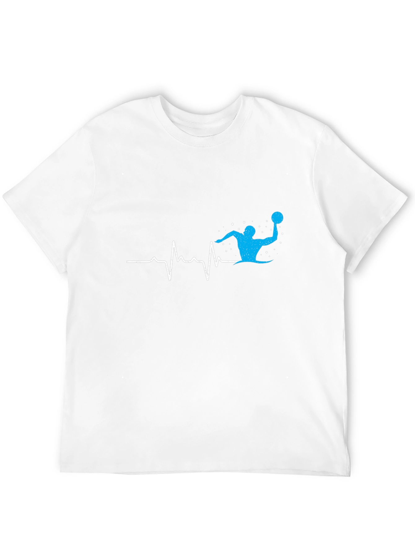 Water Polo Heartbeat T-Shirt - Black