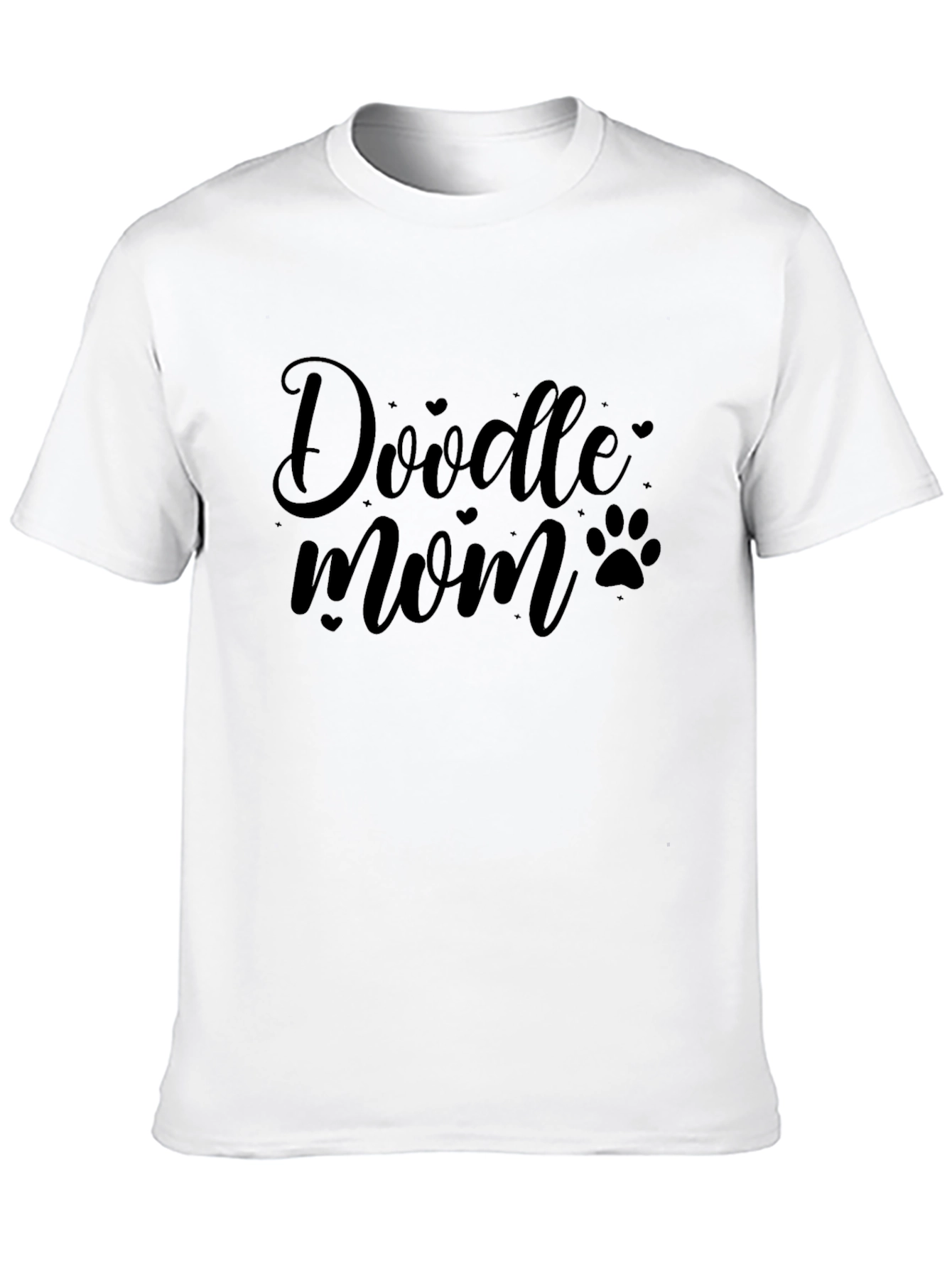 Doodle Mom Black T-Shirt