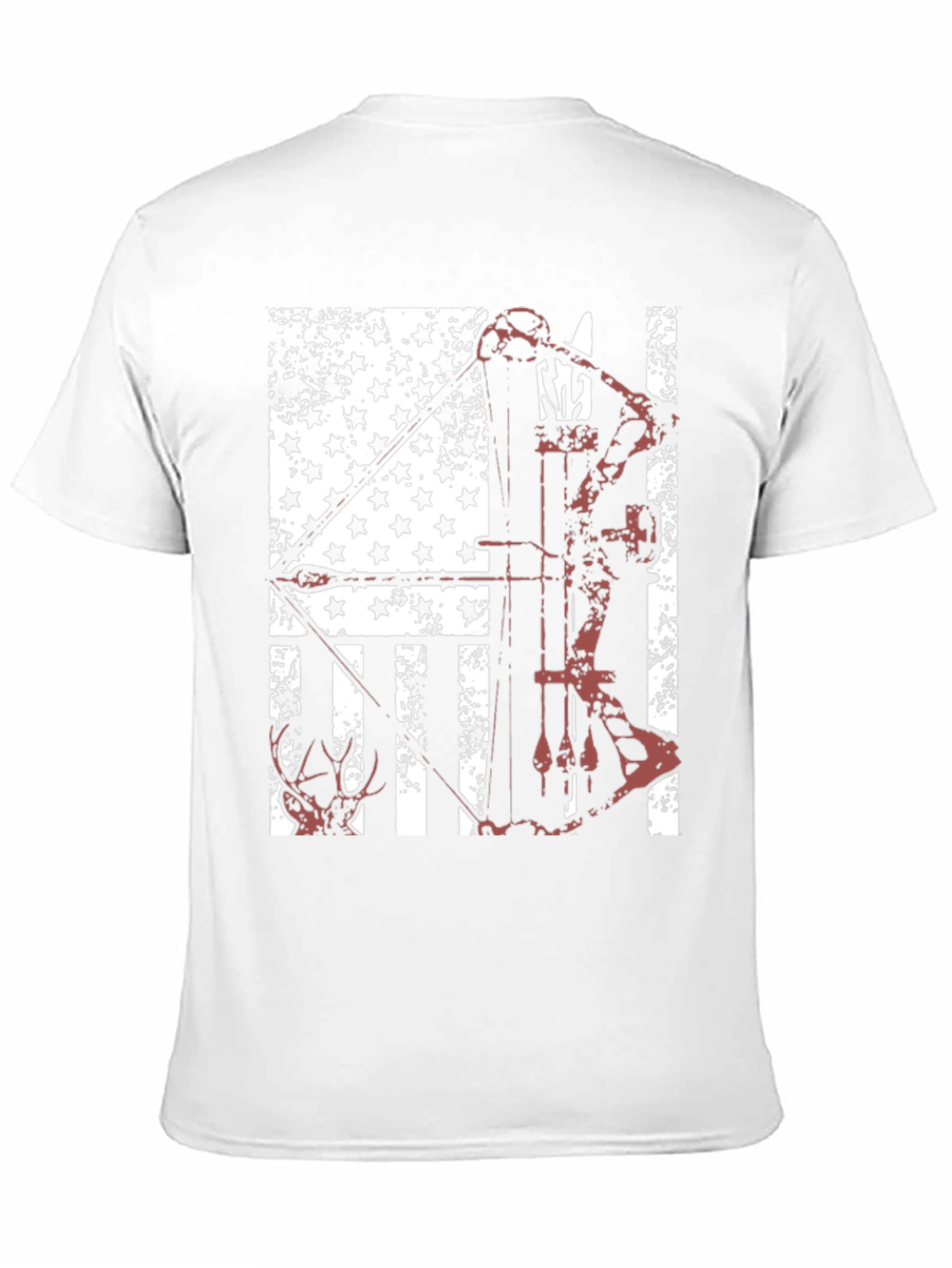 American Flag Bow Hunting T-Shirt