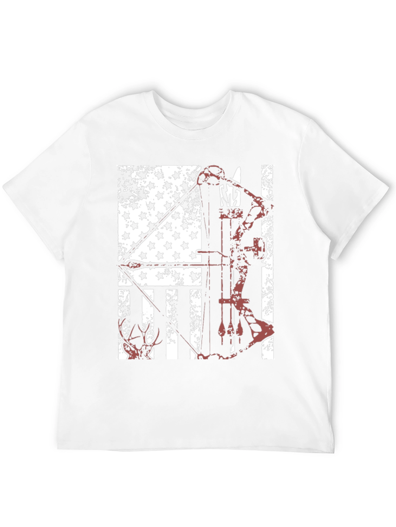 American Flag Bow Hunting T-Shirt