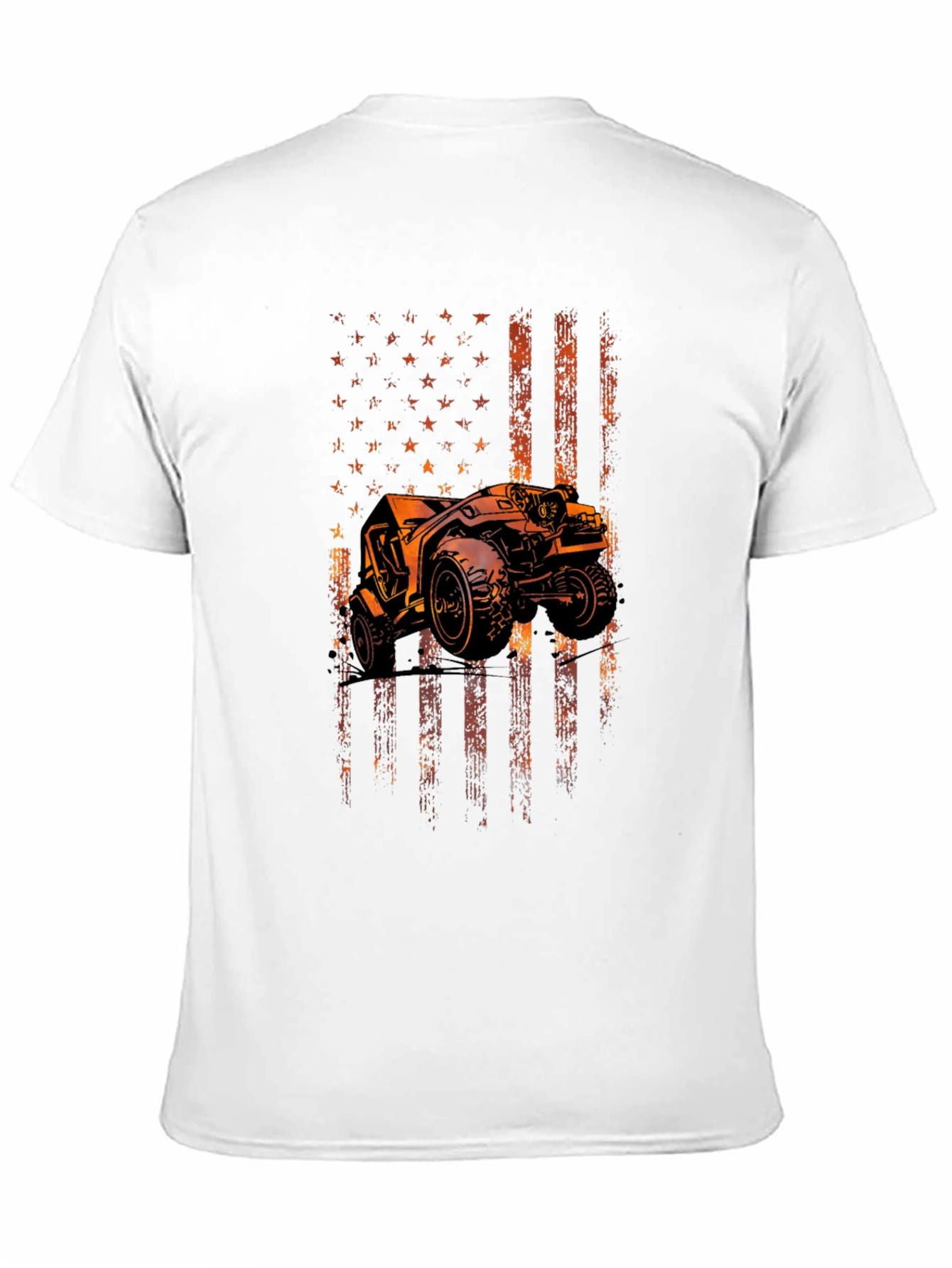 American Flag Off-Road Vehicle Graphic Tee