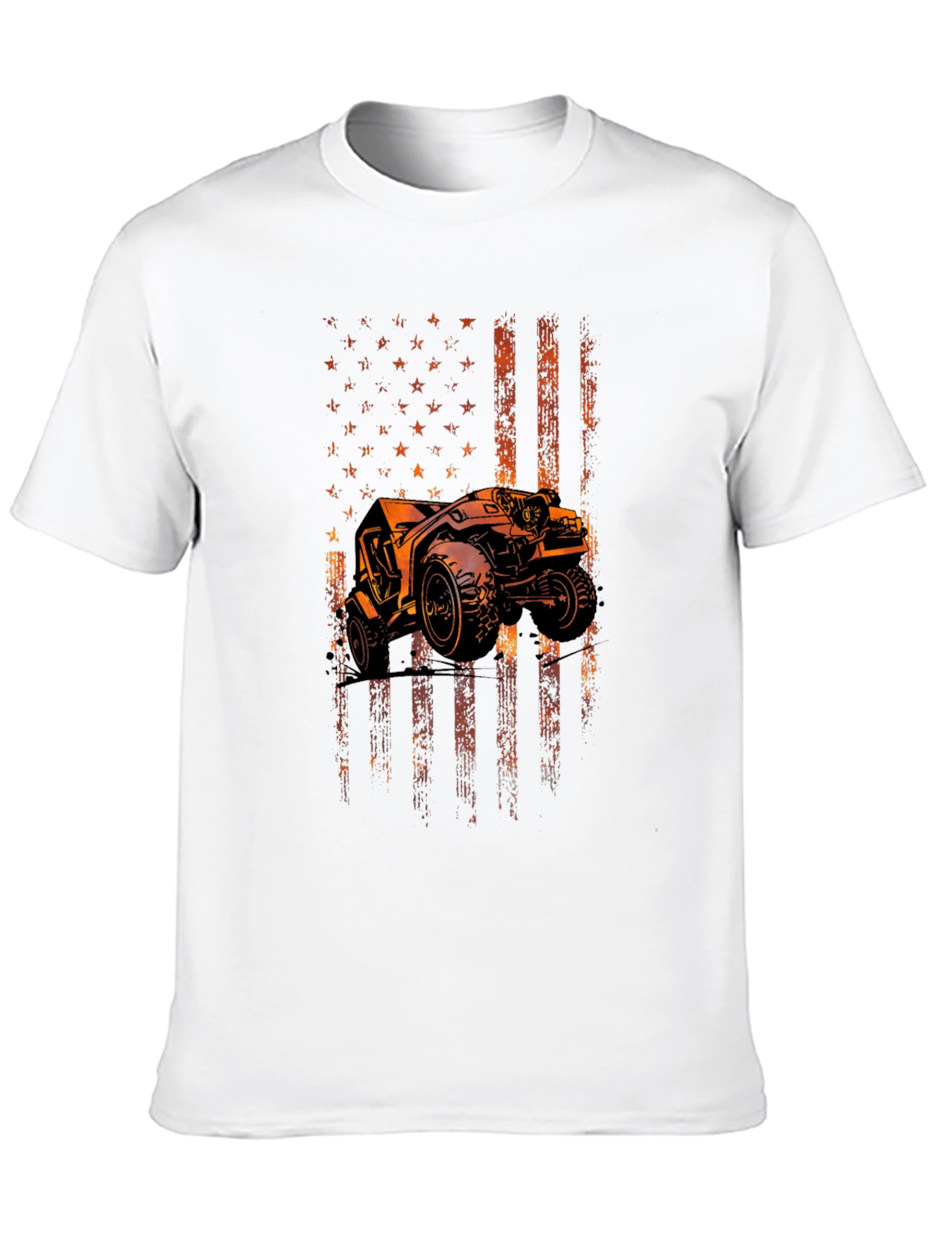 American Flag Off-Road Vehicle Graphic Tee