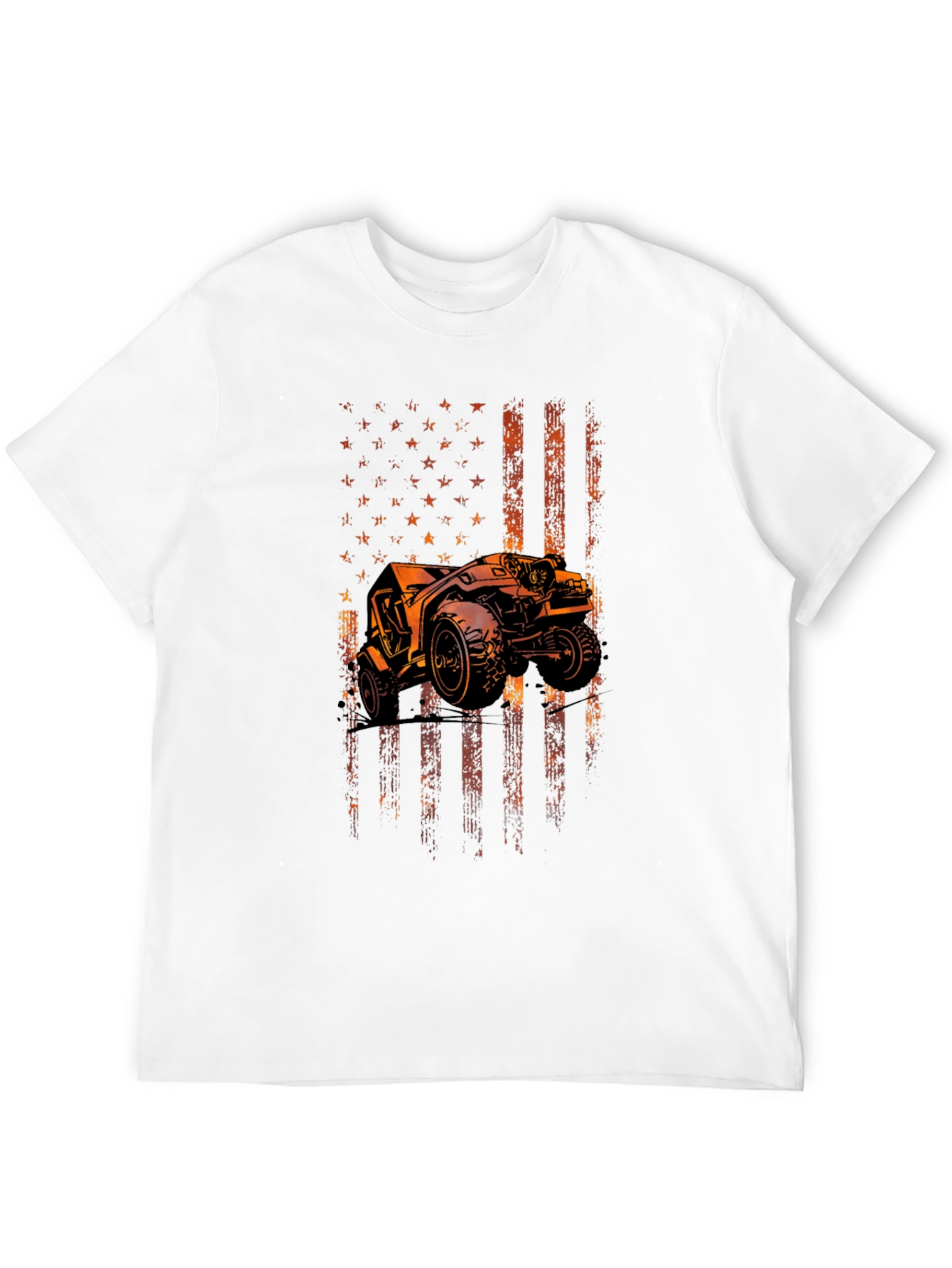 American Flag Off-Road Vehicle Graphic Tee