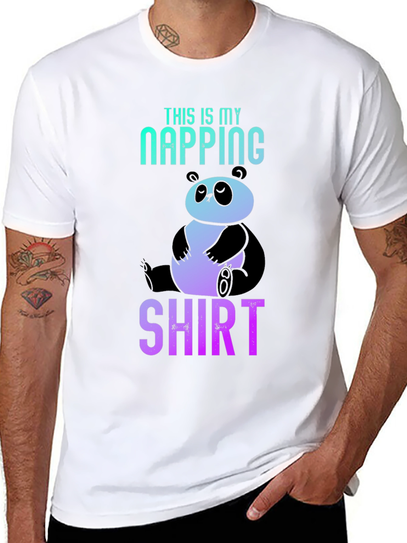 Napping Panda T-Shirt - Funny Sleep Shirt