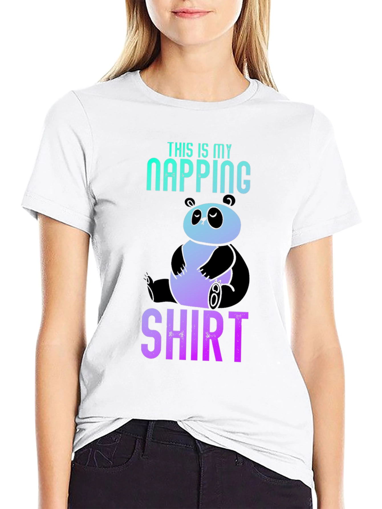 Napping Panda T-Shirt - Funny Sleep Shirt
