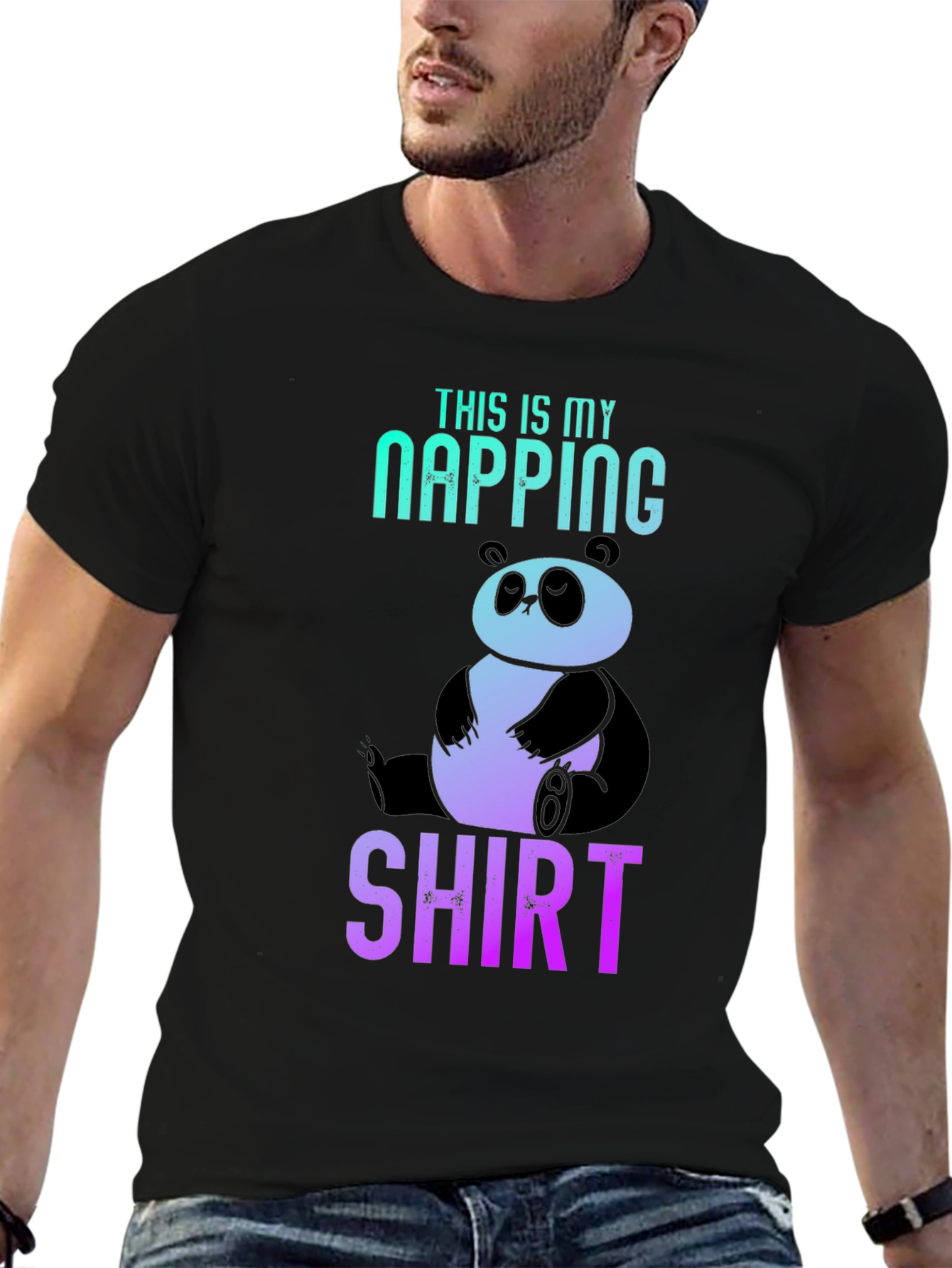 Napping Panda T-Shirt - Funny Sleep Shirt