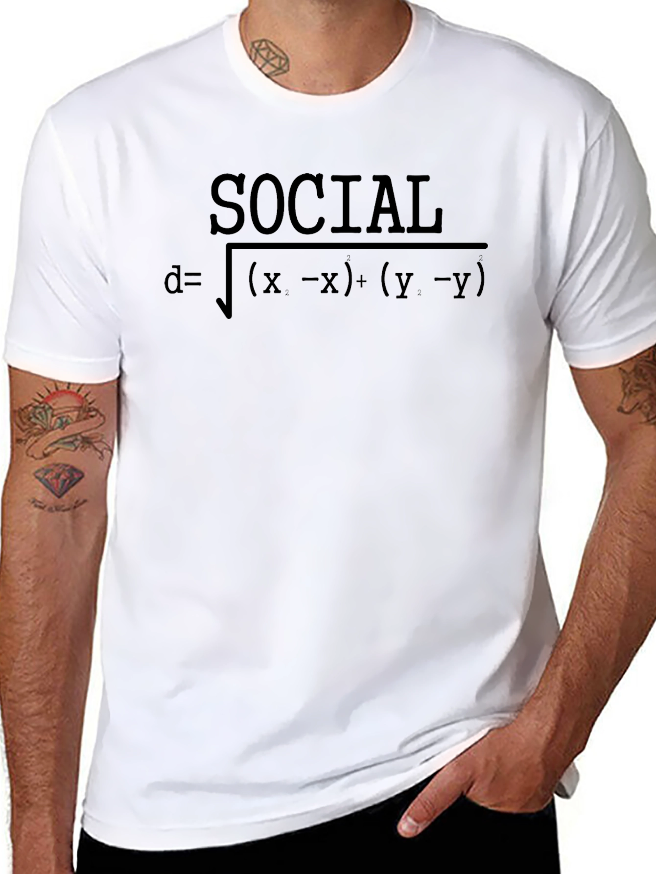 Social Distance Formula Tee