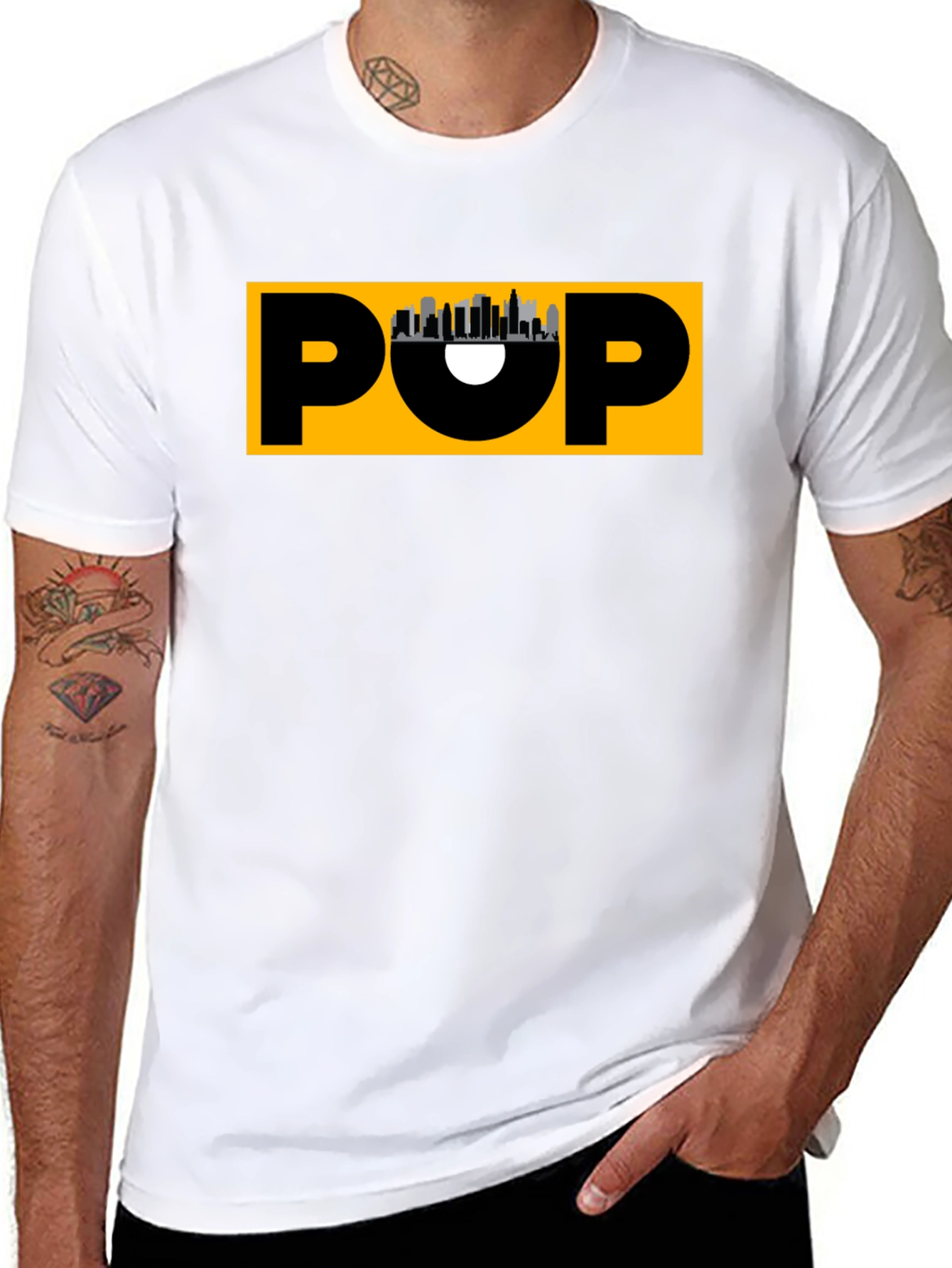 Cityscape POP Graphic T-Shirt - Modern Style