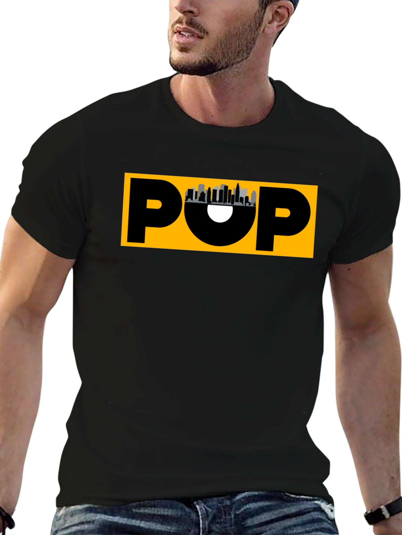Cityscape POP Graphic T-Shirt - Modern Style