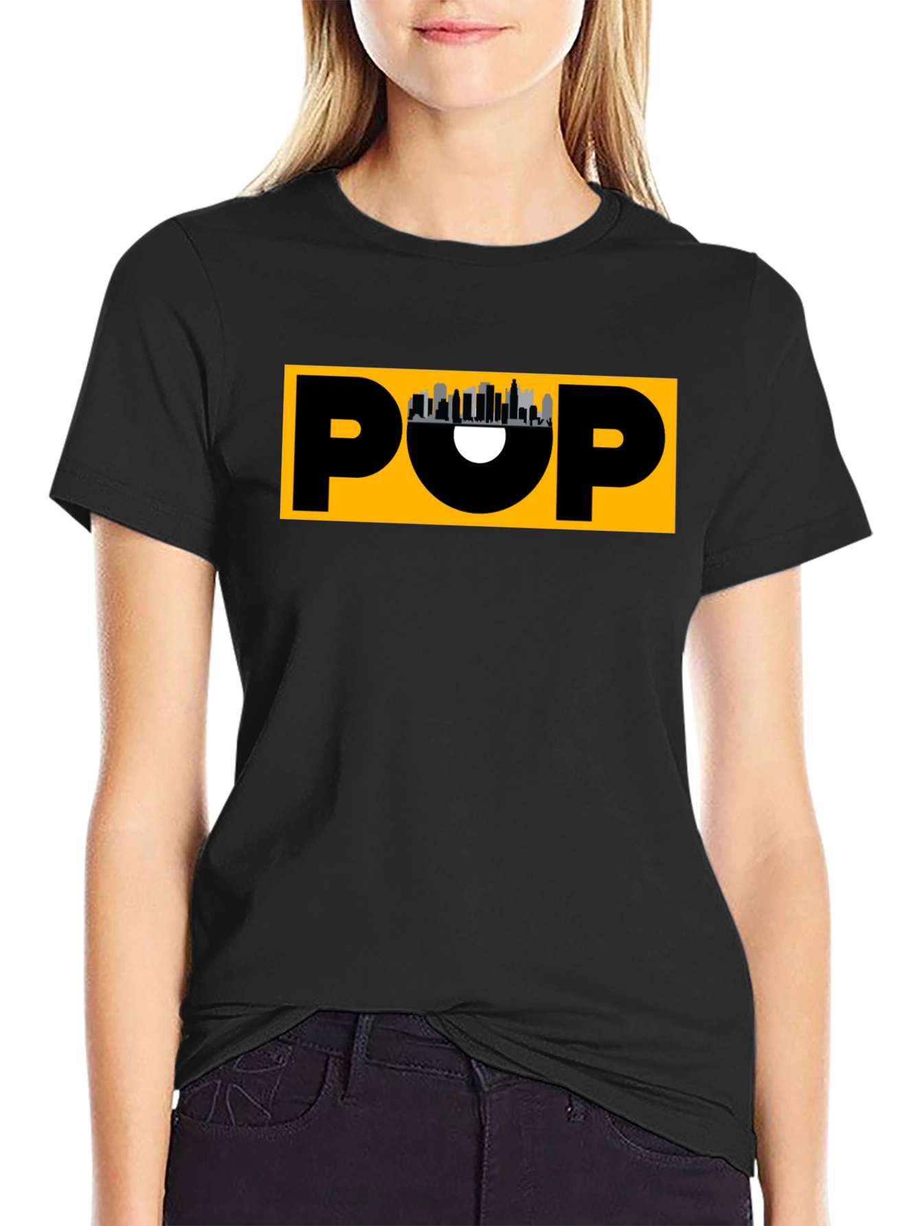 Cityscape POP Graphic T-Shirt - Modern Style