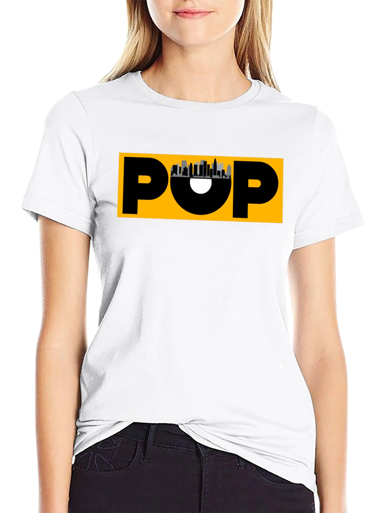 Cityscape POP Graphic T-Shirt - Modern Style