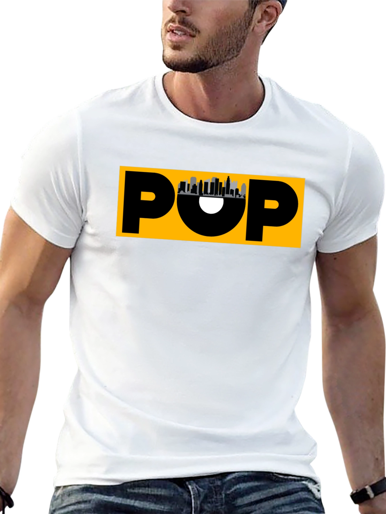 Cityscape POP Graphic T-Shirt - Modern Style
